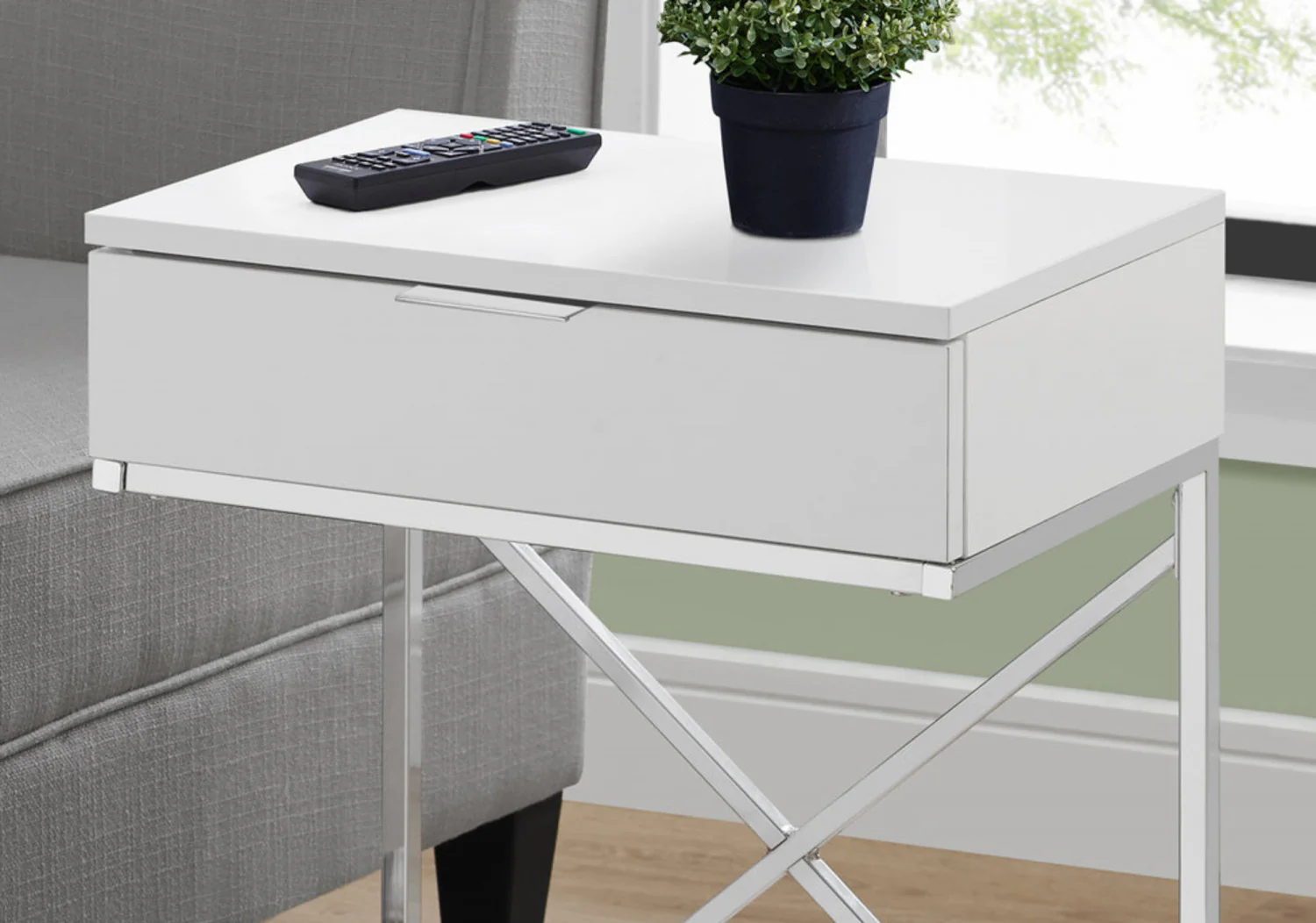 Sienna Side Table - White - Image 5