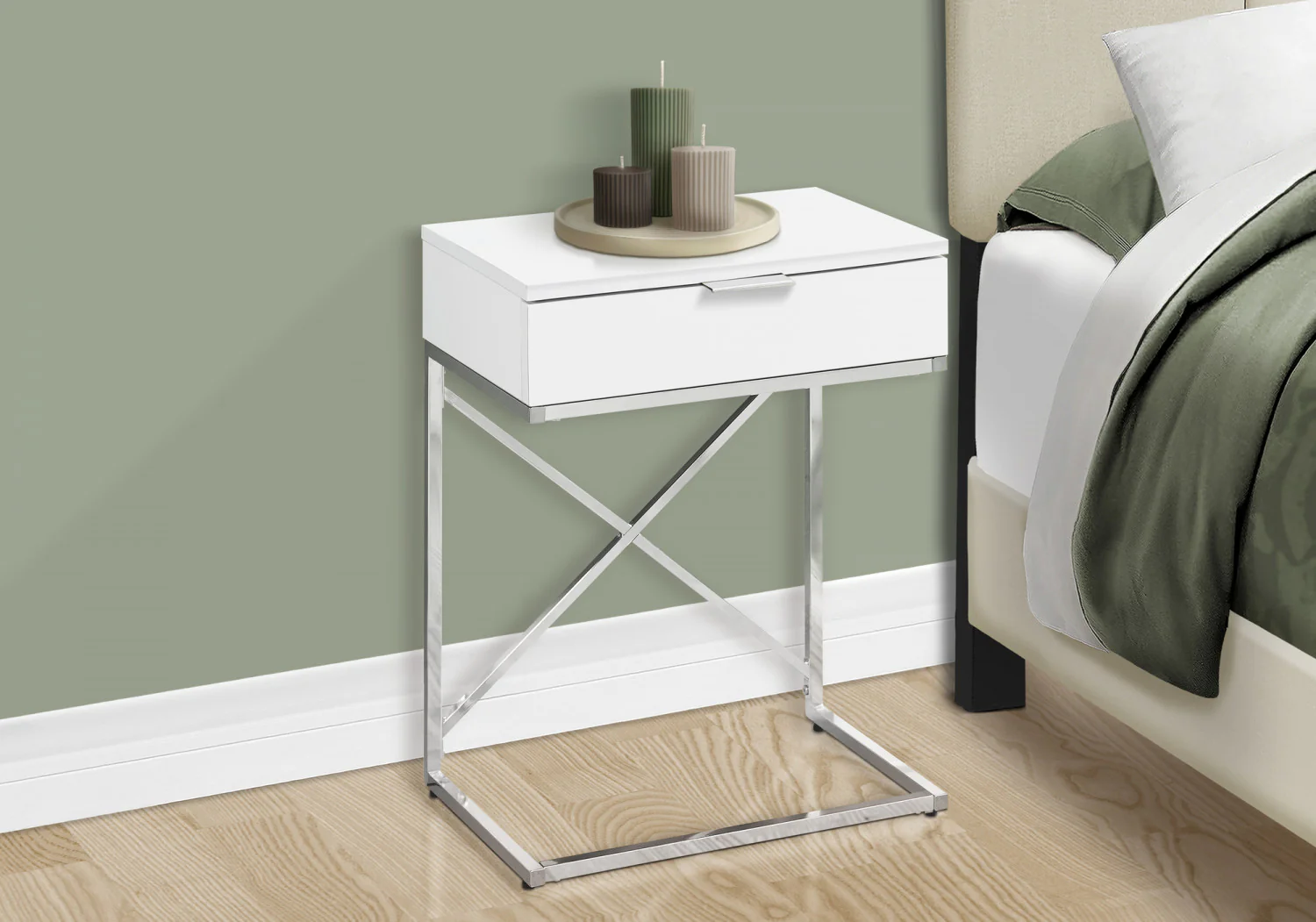 Sienna Side Table - White - Image 6
