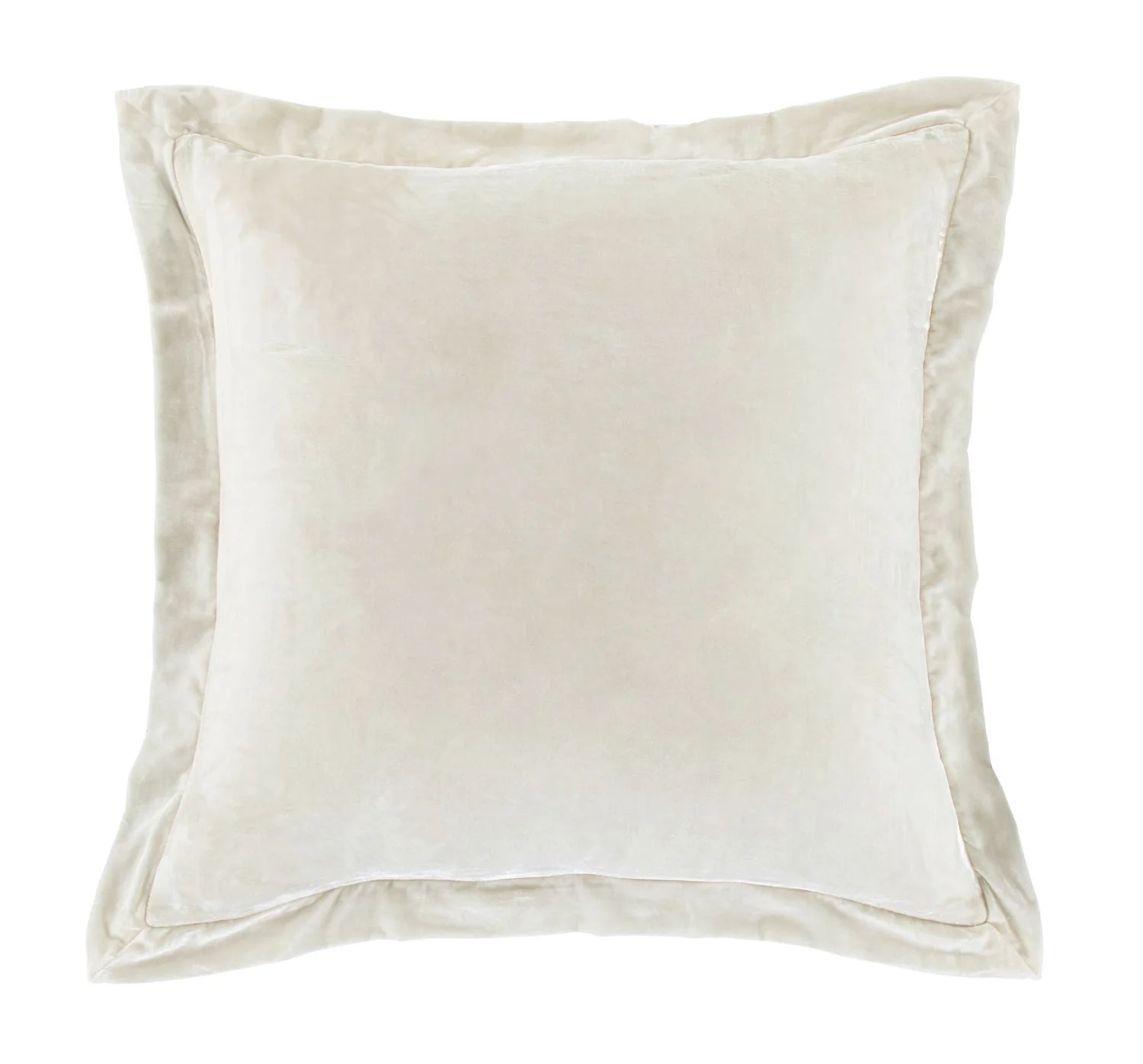 Sierpnia 3-Piece Silk Look Velvet King Duvet Cover Set - Stone - Image 2
