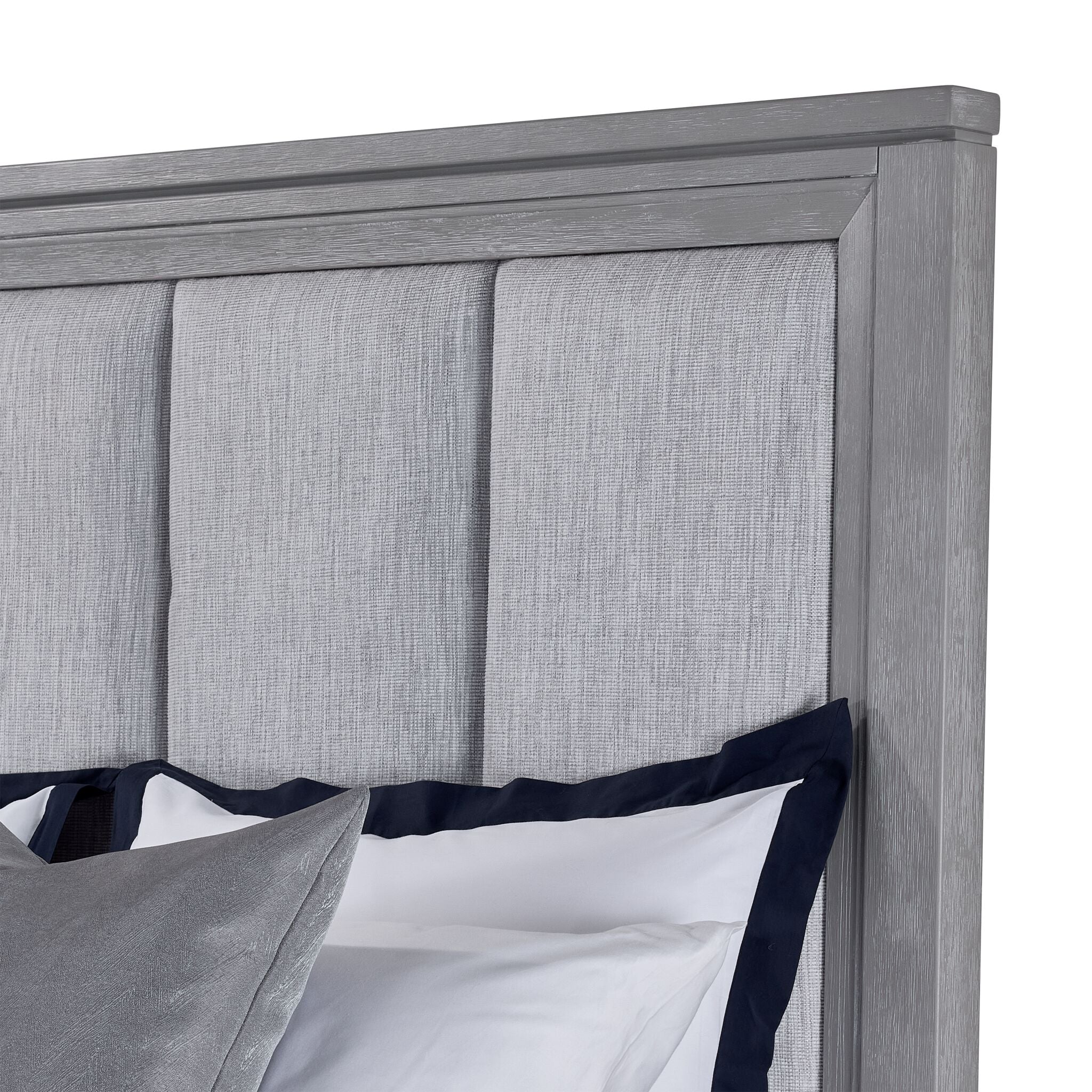 Silverstone 3-Piece King Storage Bed - Mist Grey - Image 3