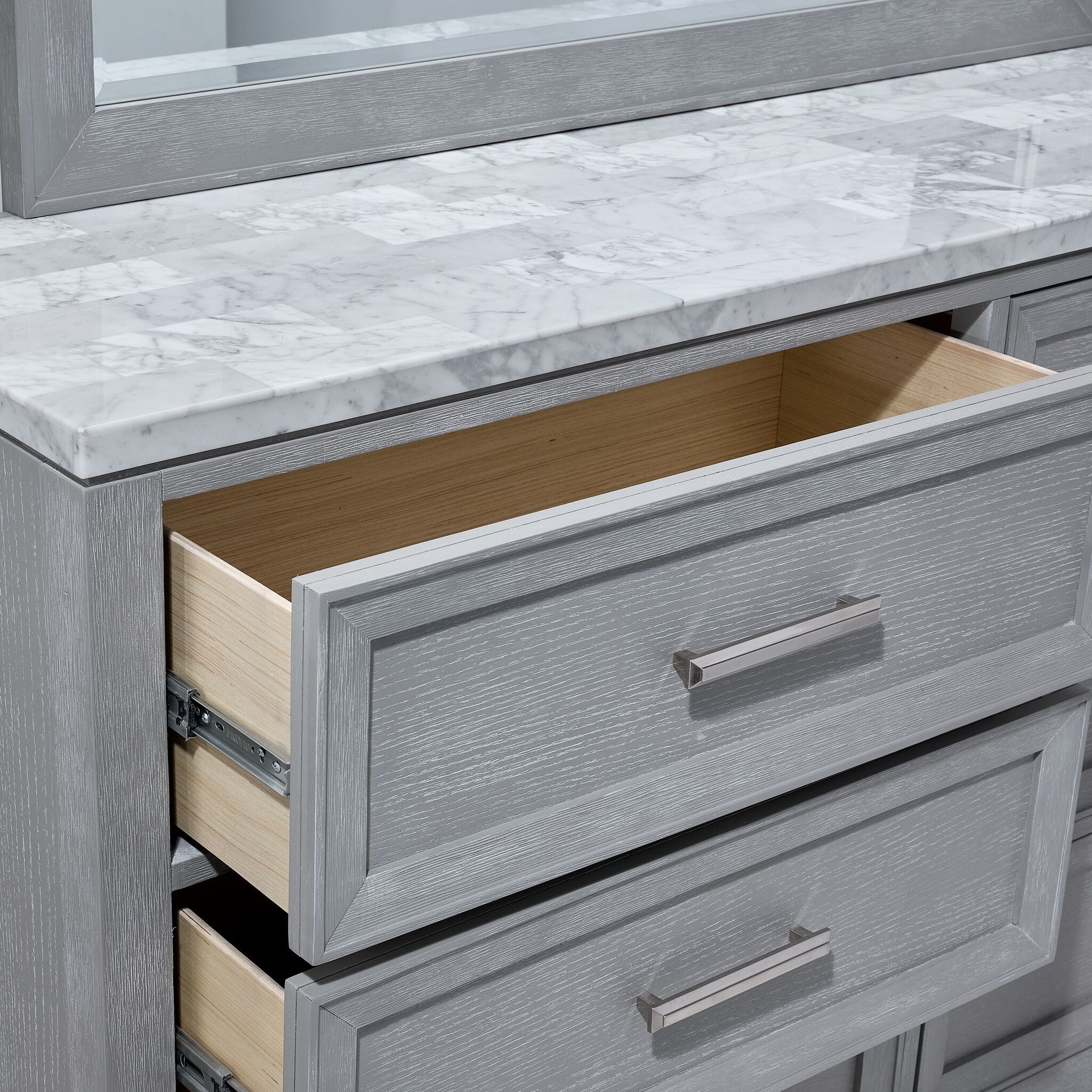Silverstone 6-Drawer Dresser - Mist Grey - Image 3