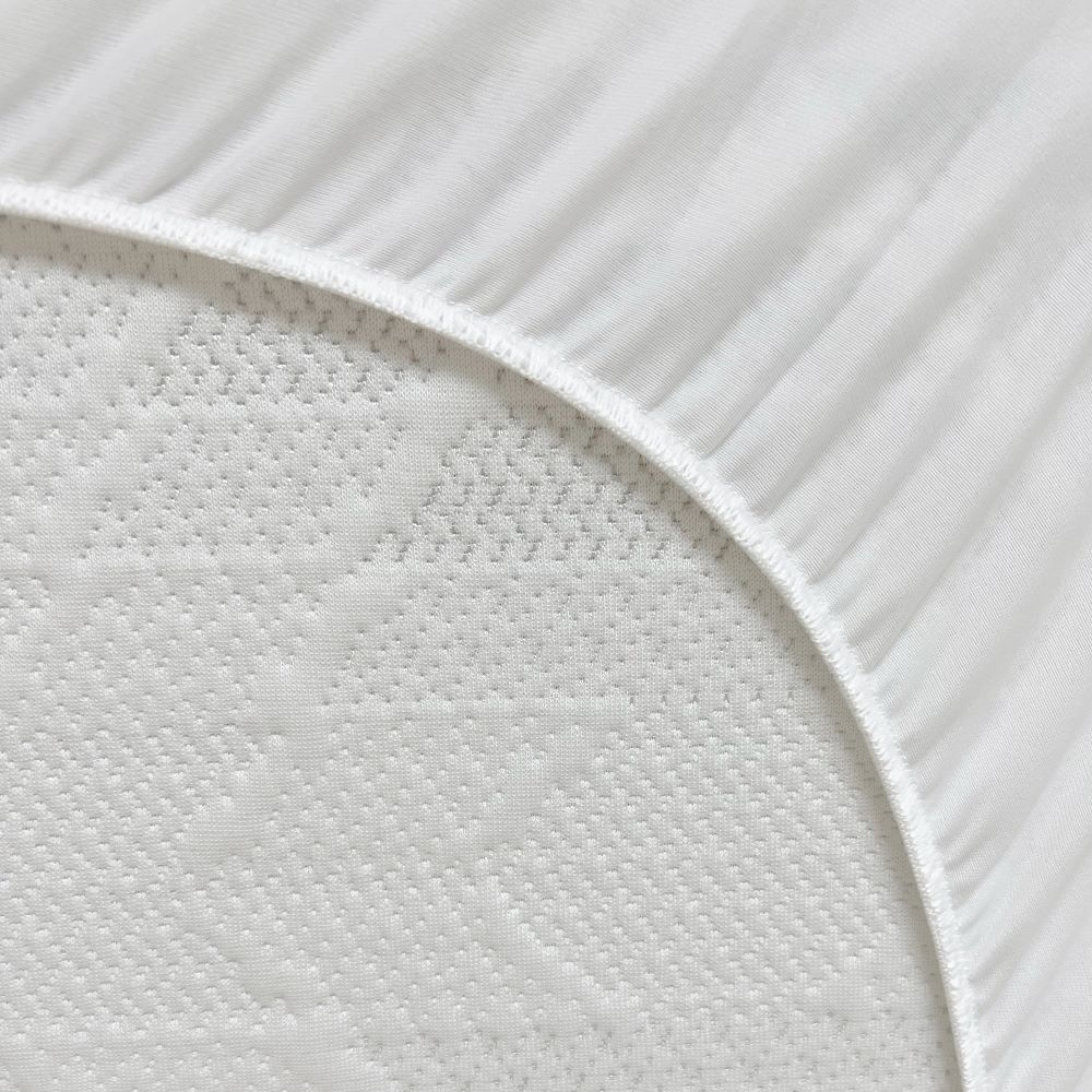 Simmons Oops Cool Tech Crib Mattress Protector - White - Image 3