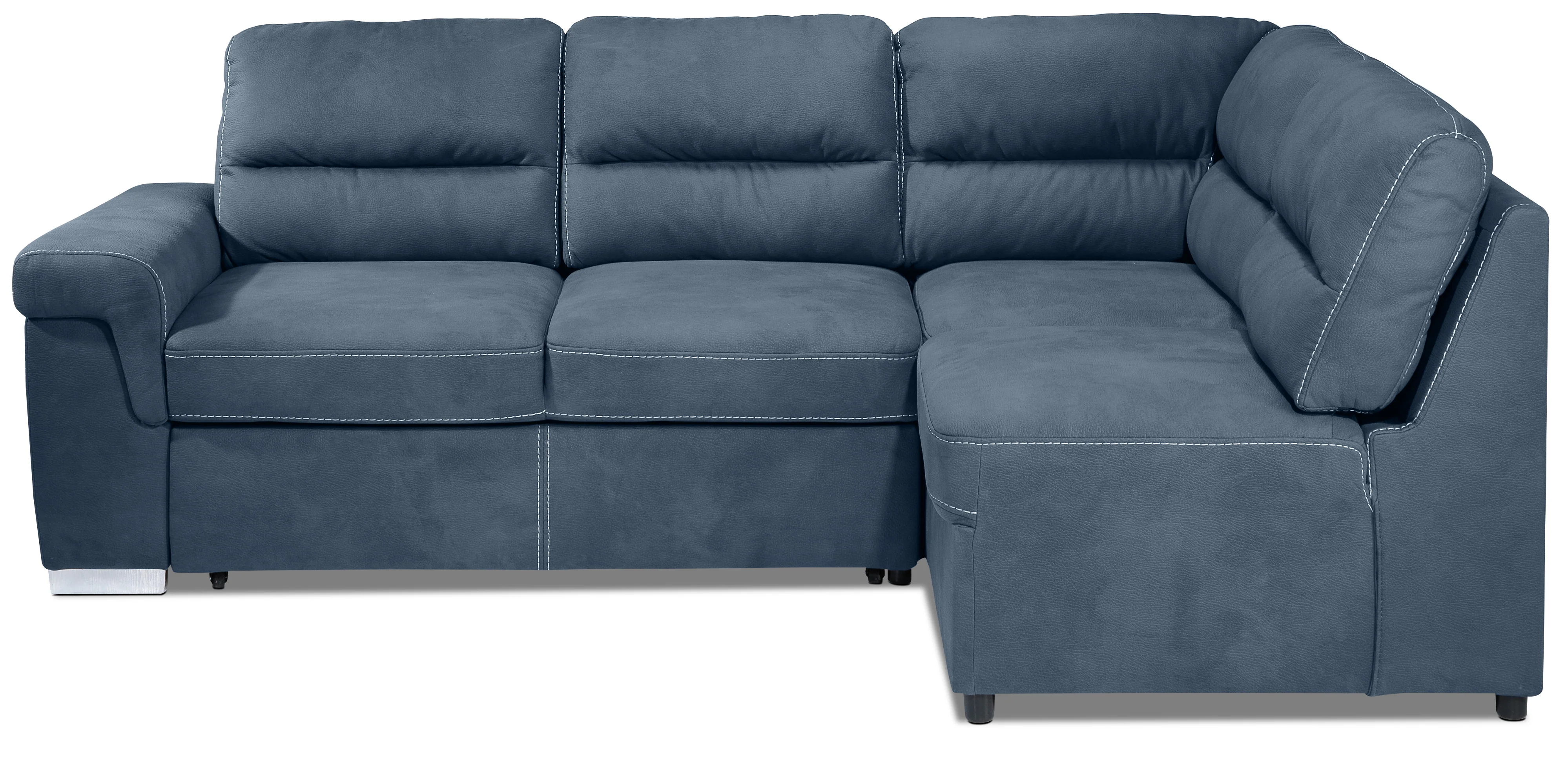 Simone 3-Piece Sectional with Left-Facing Pop-Up Bed - Blue - Image 16