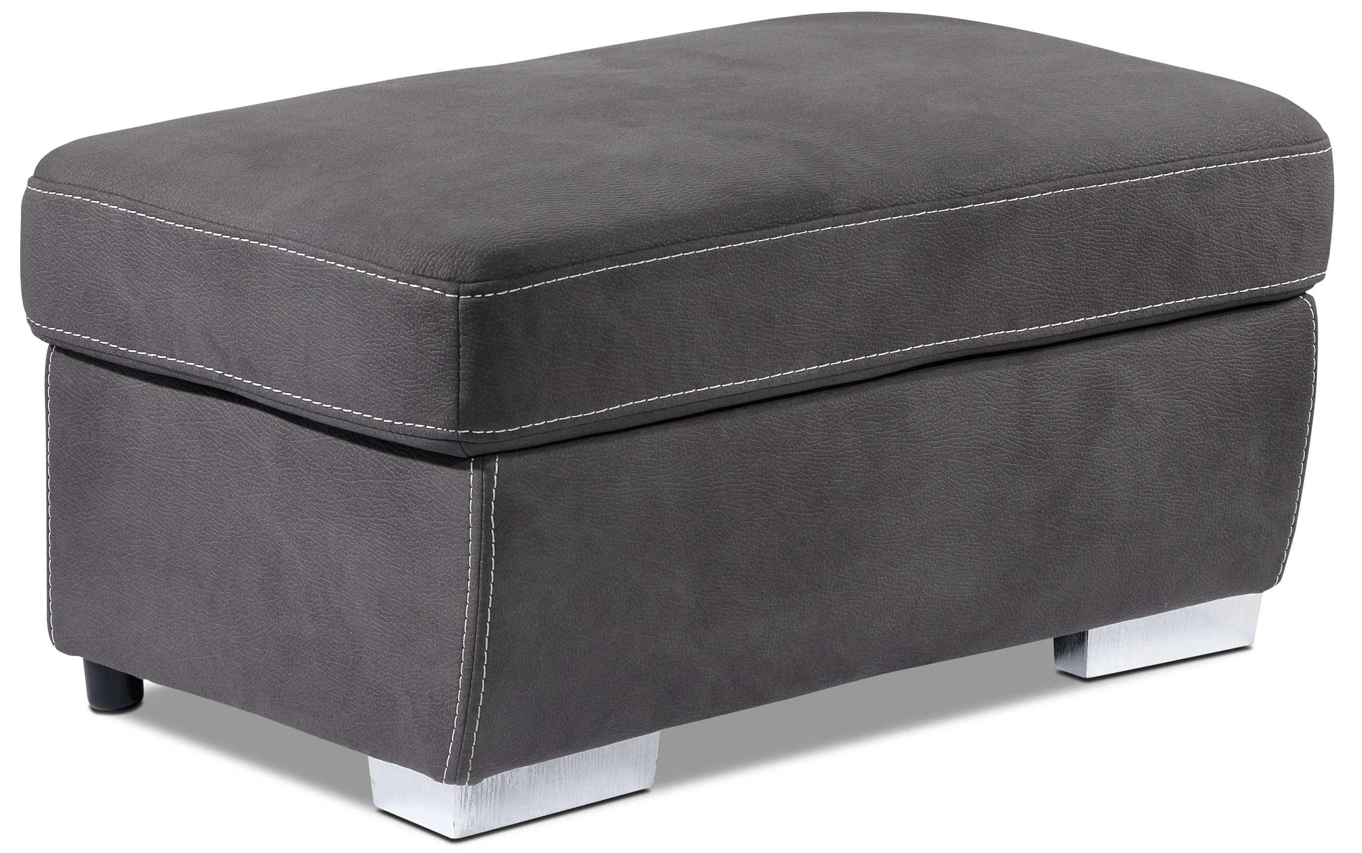 Simone 3-Piece Sectional with Left-Facing Pop-Up Bed - Charcoal - Image 12