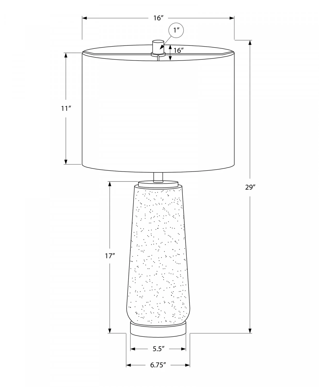 Sinclair Table Lamp - Grey - Image 3
