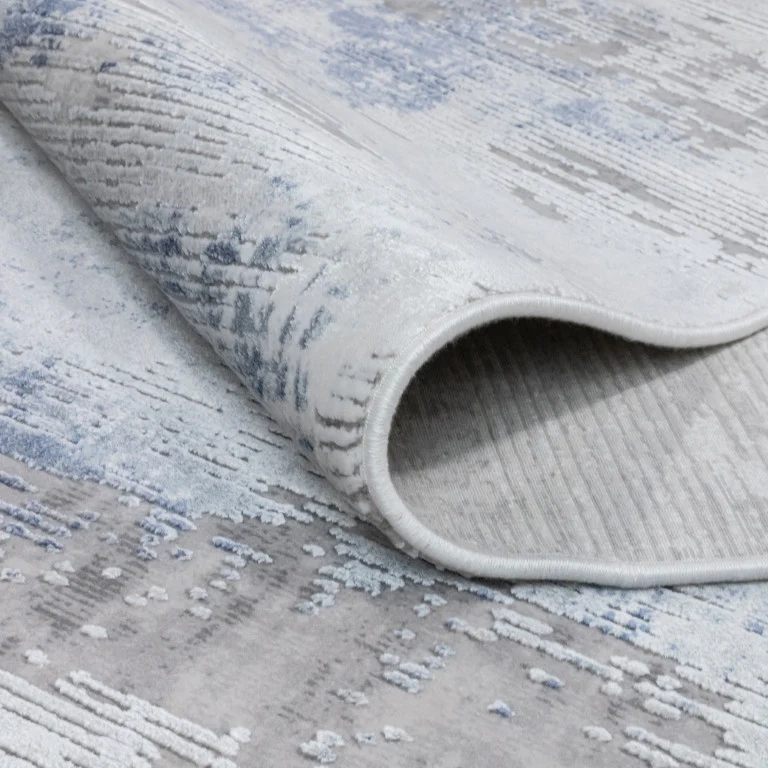 Skadi Casual Rug - 8' x 10' - Blue/White - Image 5