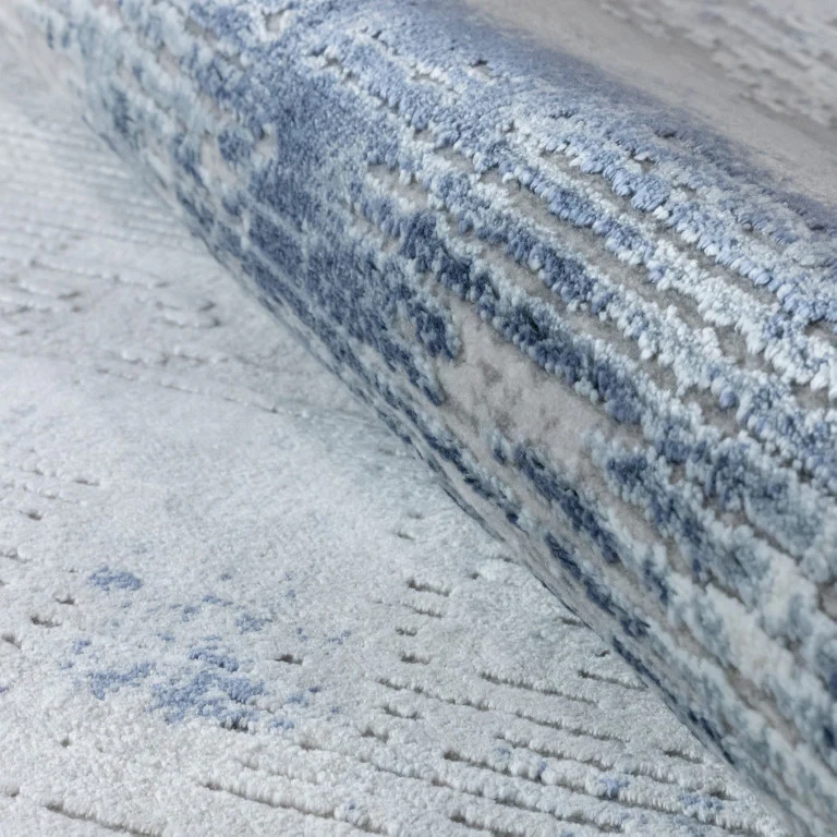 Skadi Casual Rug - 9' x 12' - Blue/White - Image 4