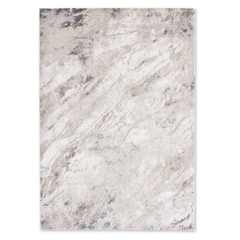 Skadi Marble Rug - 5' x 8' - Grey/Beige