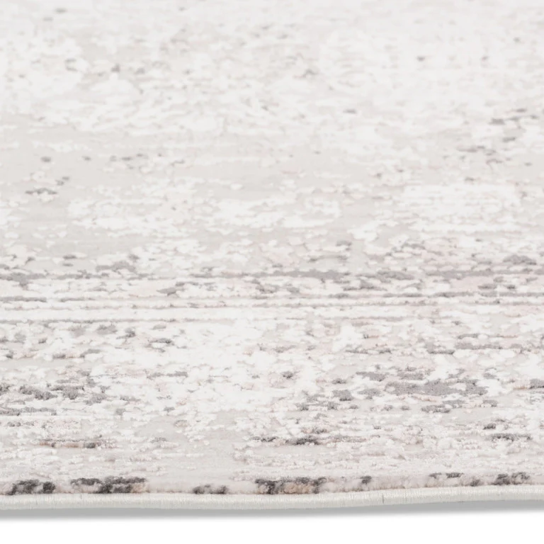 Skadi Mosaic Rug - 4' x 6' - Grey/Beige - Image 4