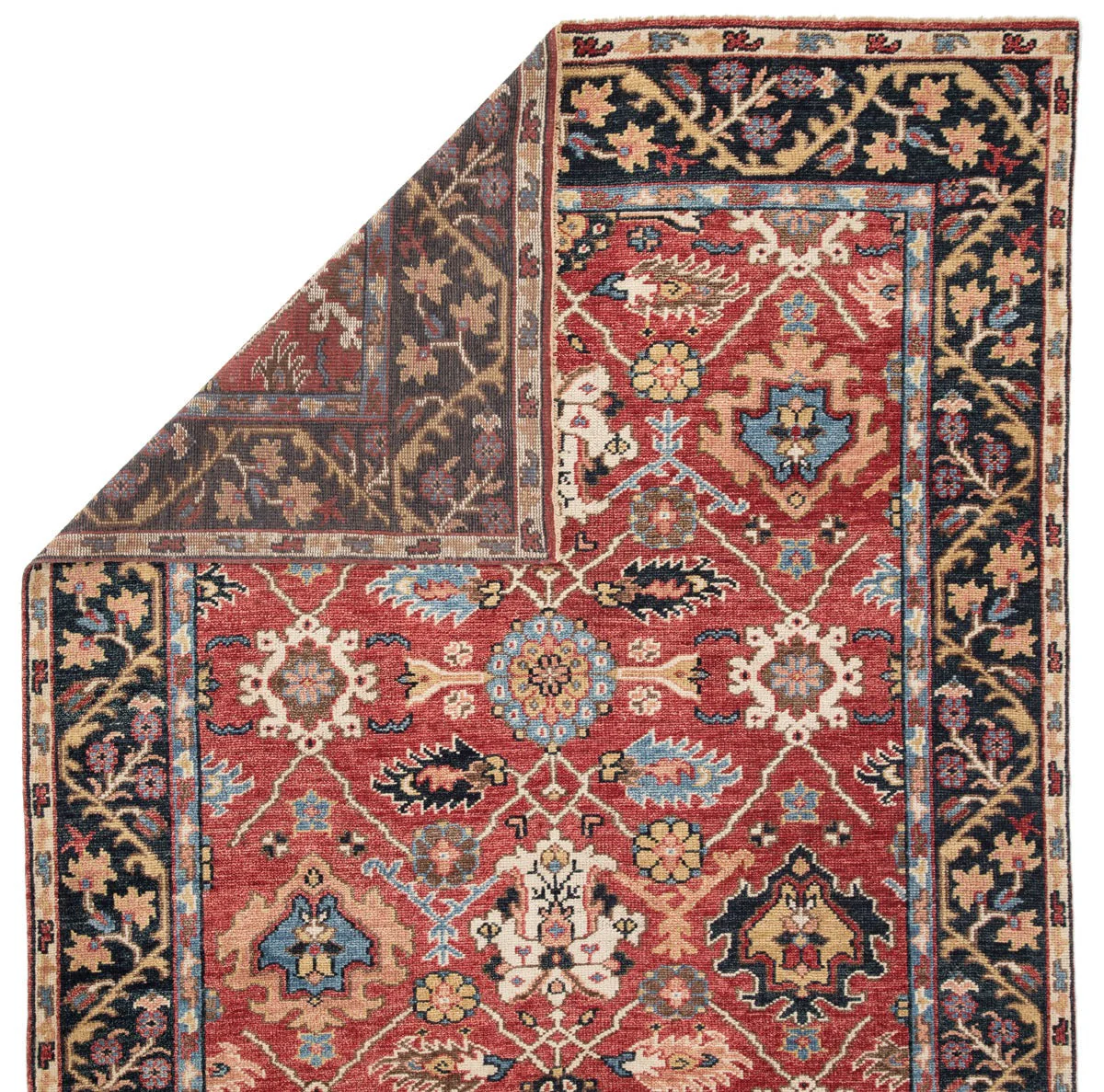 Skalkota I Area Rug - 7'9" X 9'9" - Red/Multi - Image 3