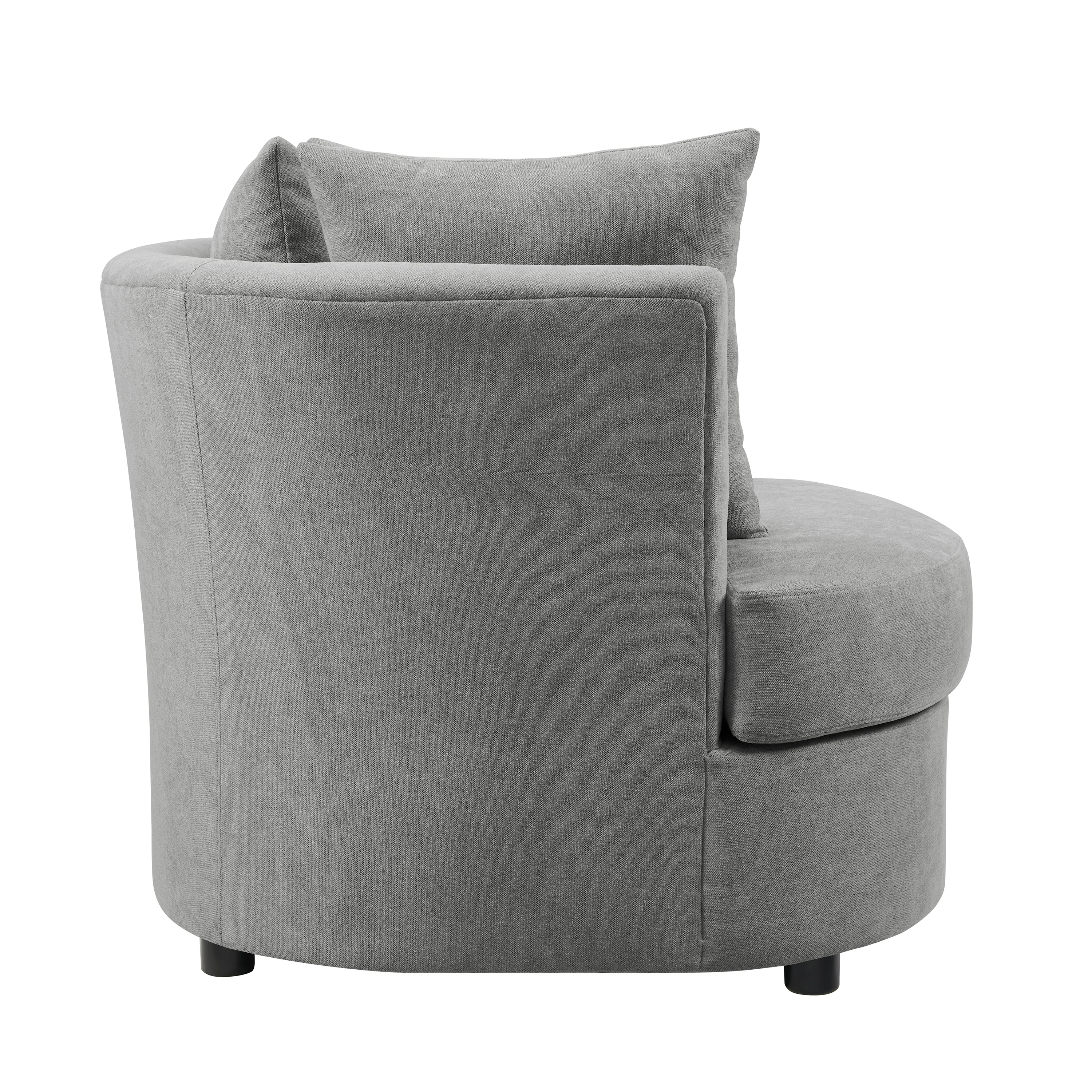 Snuggle Accent Chair - Grey - Image 4