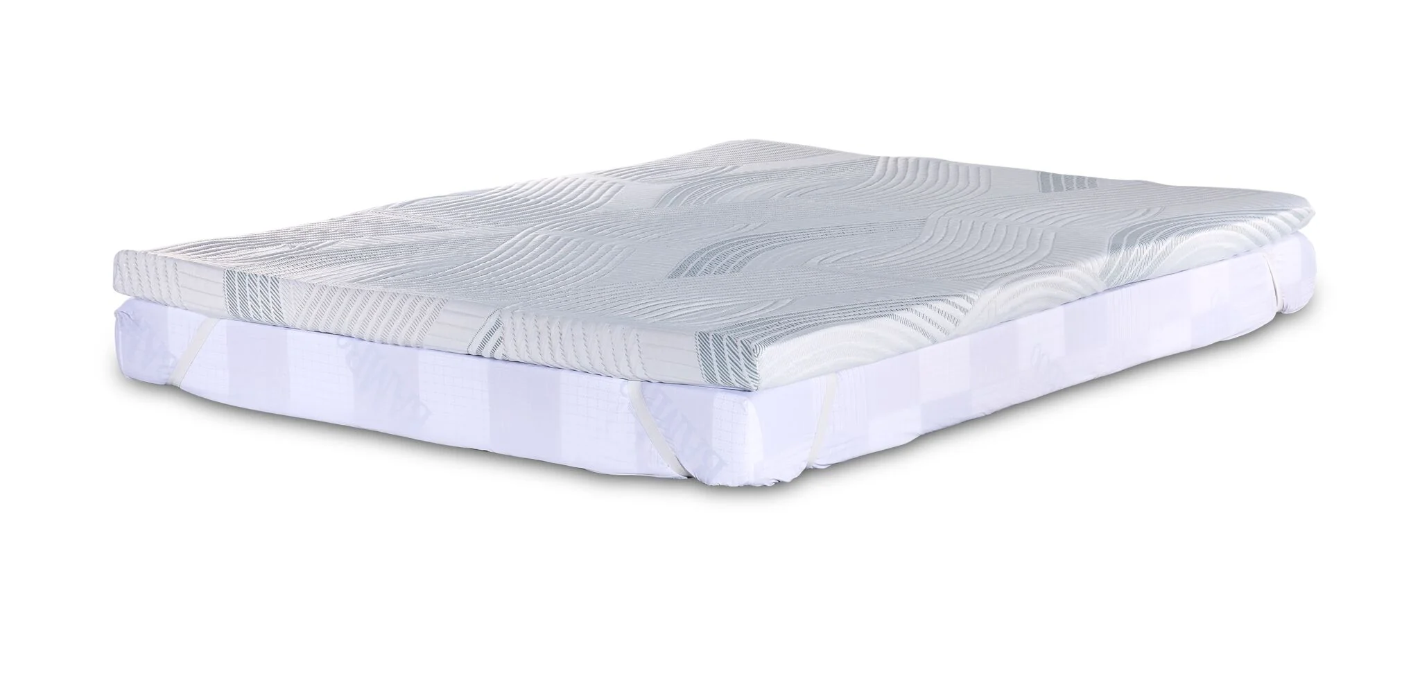 So Sleepy 3" Latex Cooling Twin Mattress Topper - Image 2