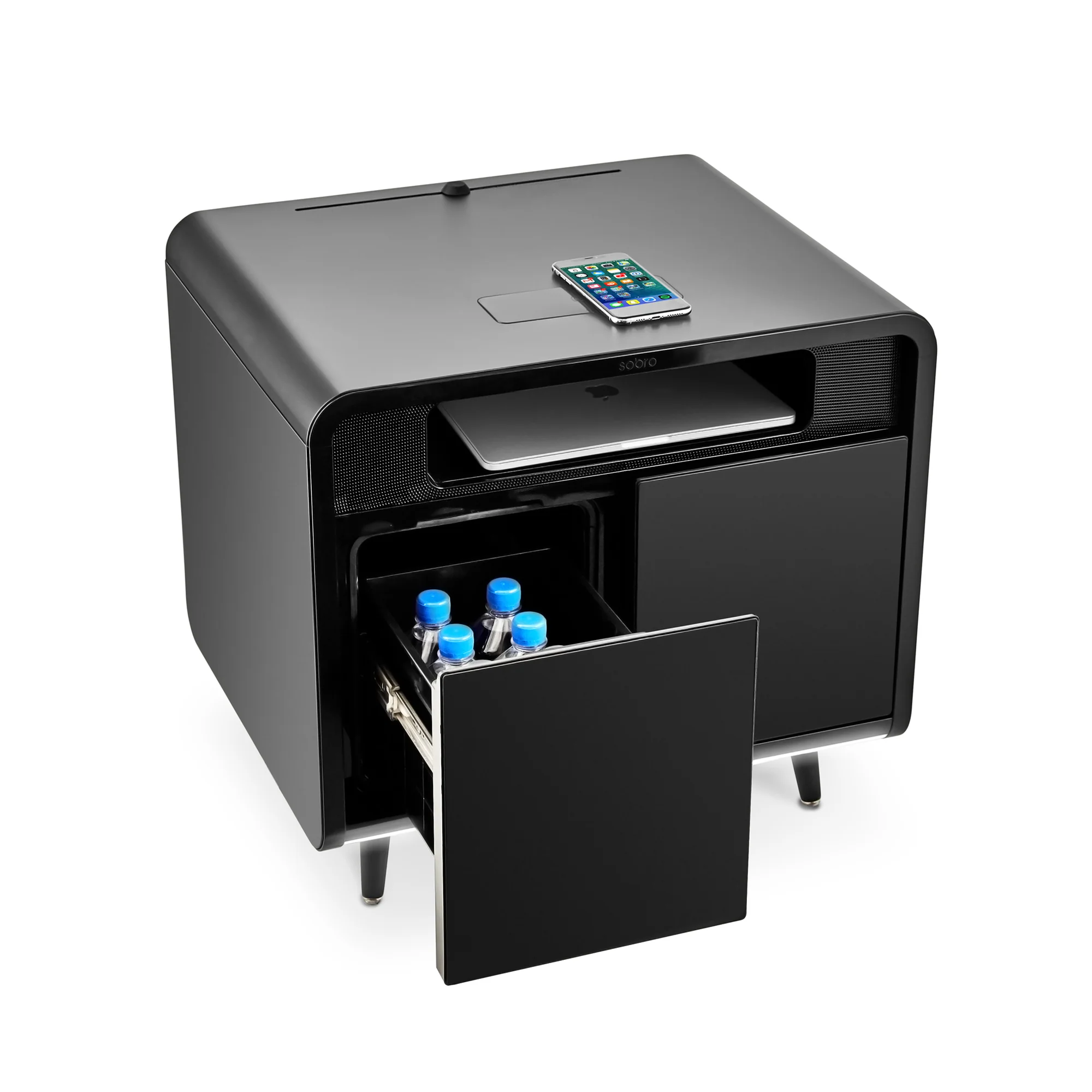 Sobro Smart End Table - Black - Image 2