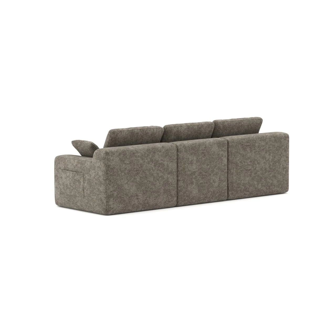 Soho All Foam Sectional - Brown - Image 4