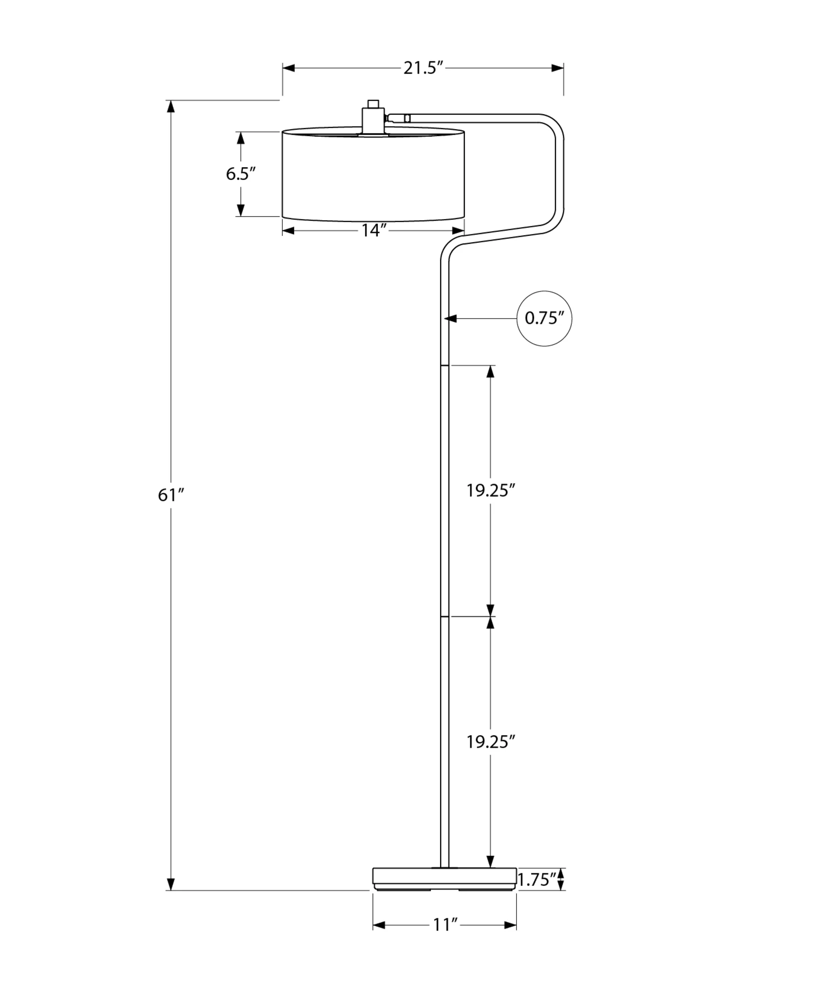 Solis Floor Lamp - Black - Image 3