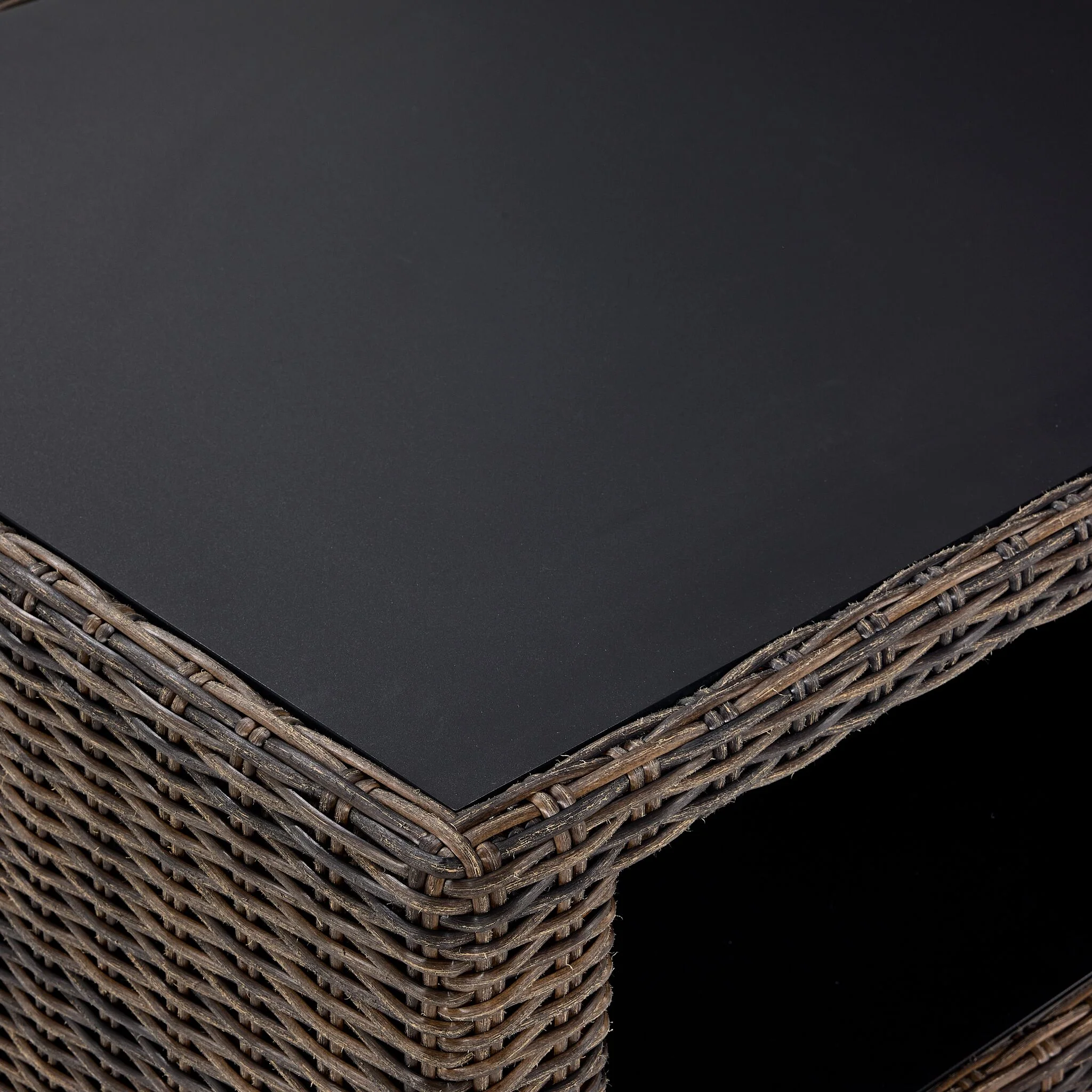 Solstice Outdoor Coffee Table - Antique Brown - Image 3