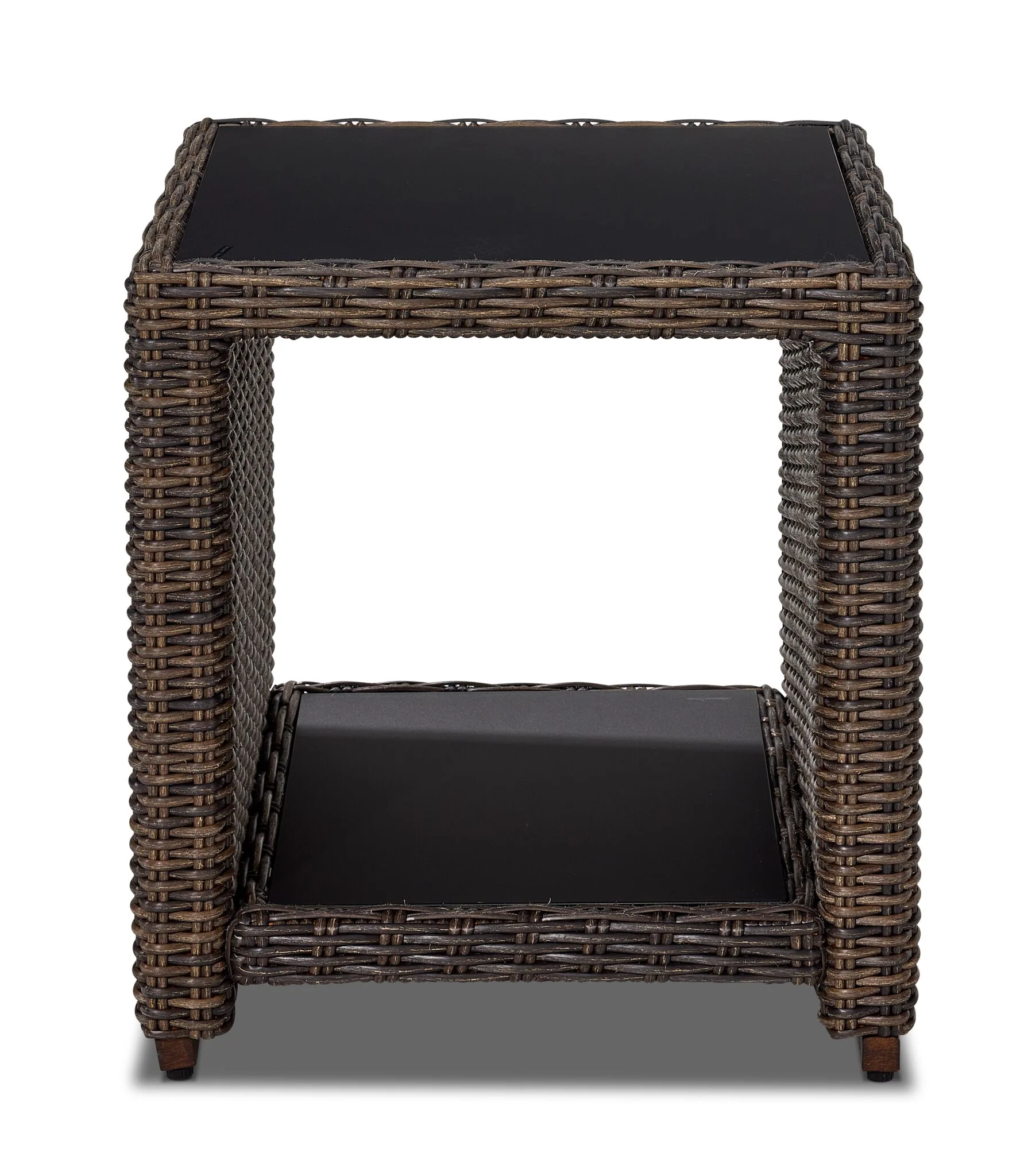 Solstice Outdoor End Table - Antique Brown - Image 2
