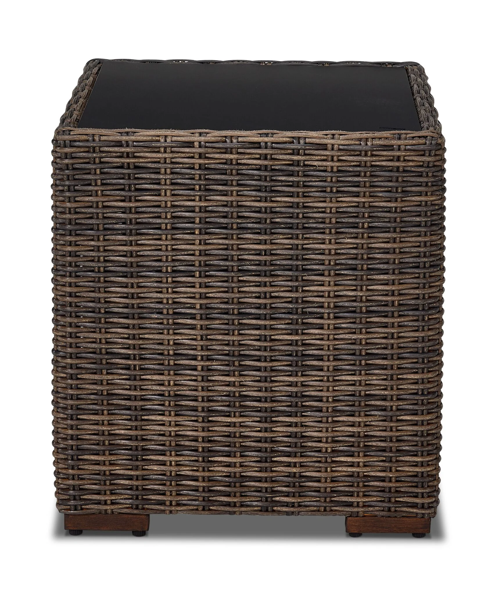 Solstice Outdoor End Table - Antique Brown - Image 3