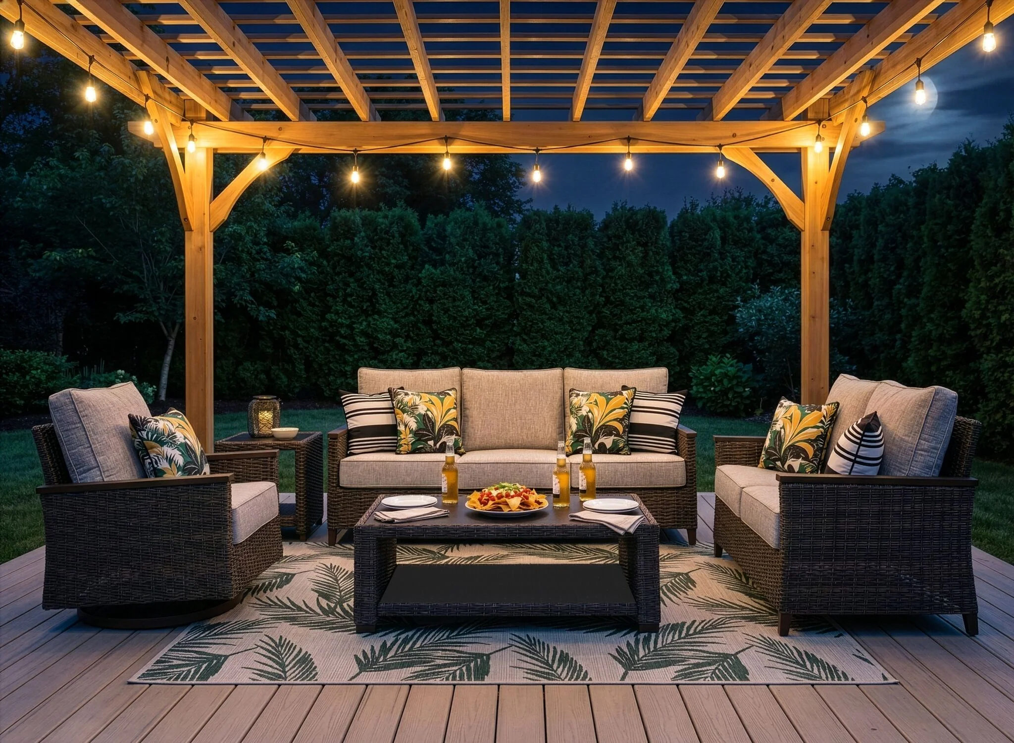 Solstice Outdoor Sofa - Antique Brown - Image 2