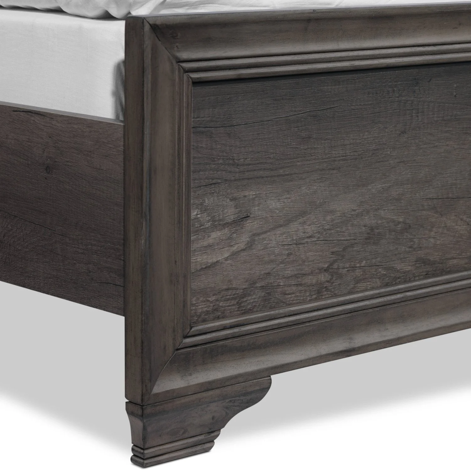 Sophie 3-Piece Full Bed- Weathered Grey - Image 3