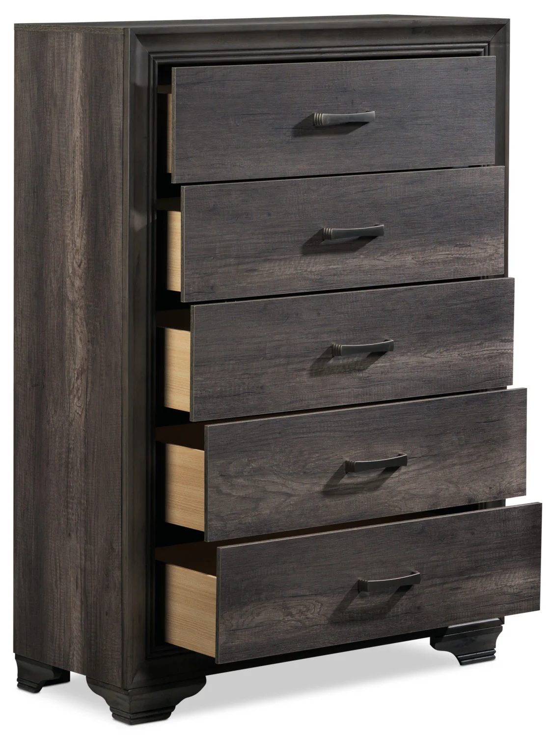 Sophie 5-Drawer Chest - Weathered Grey - Image 3