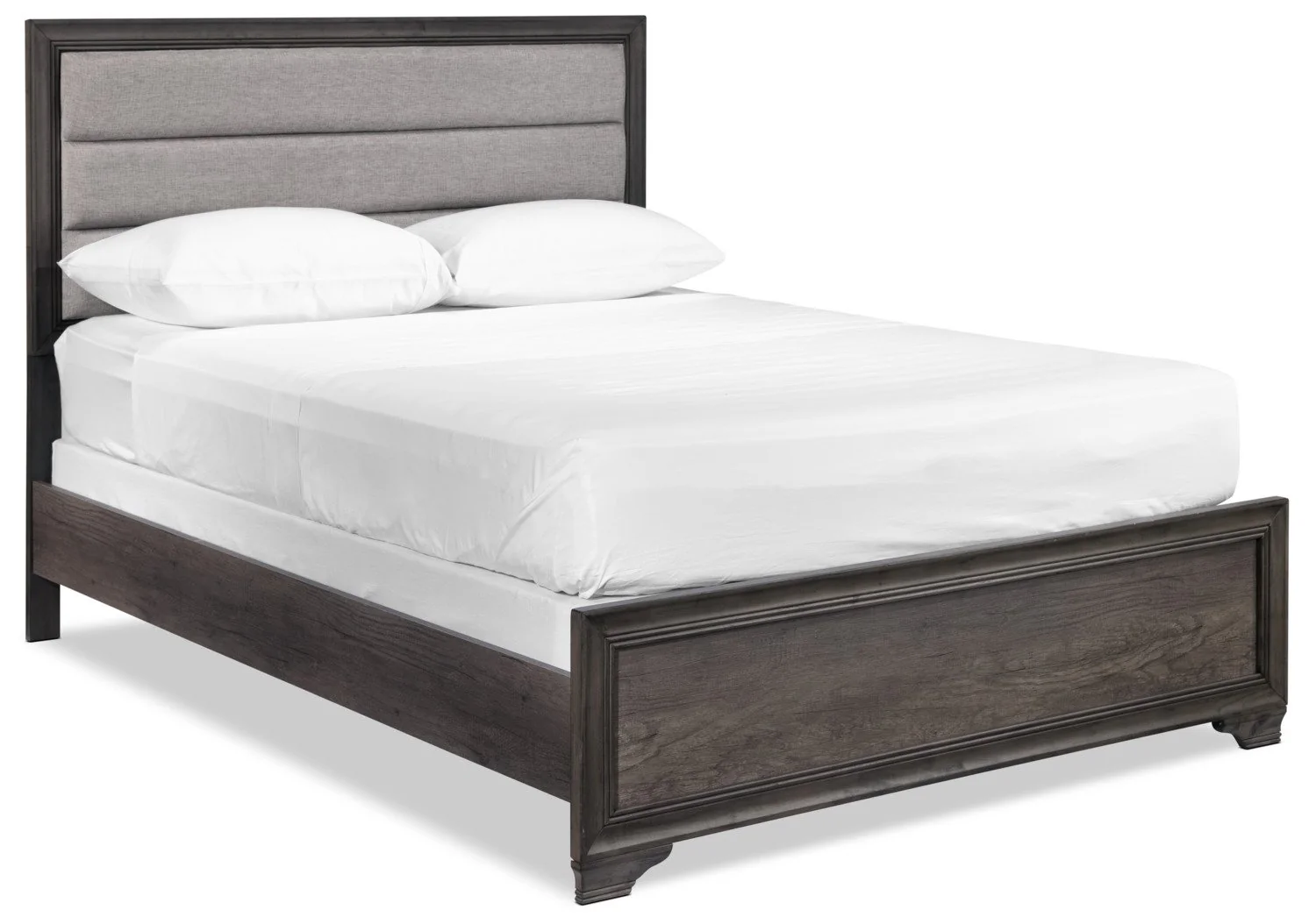 Sophie 6- Piece Full Bedroom Package - Weathered Grey - Image 2