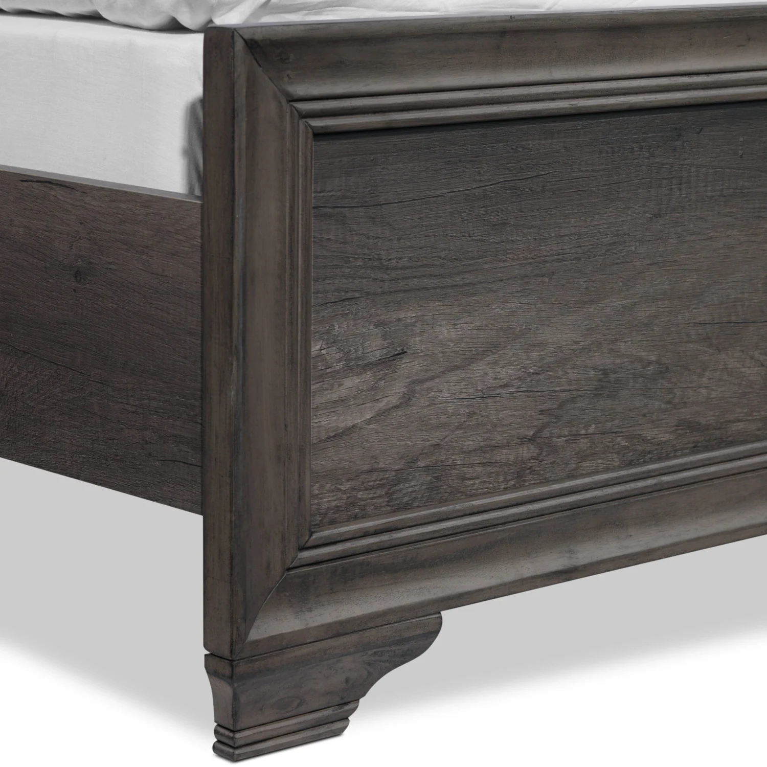 Sophie 6-Piece Queen Bedroom Package - Weathered Grey - Image 7
