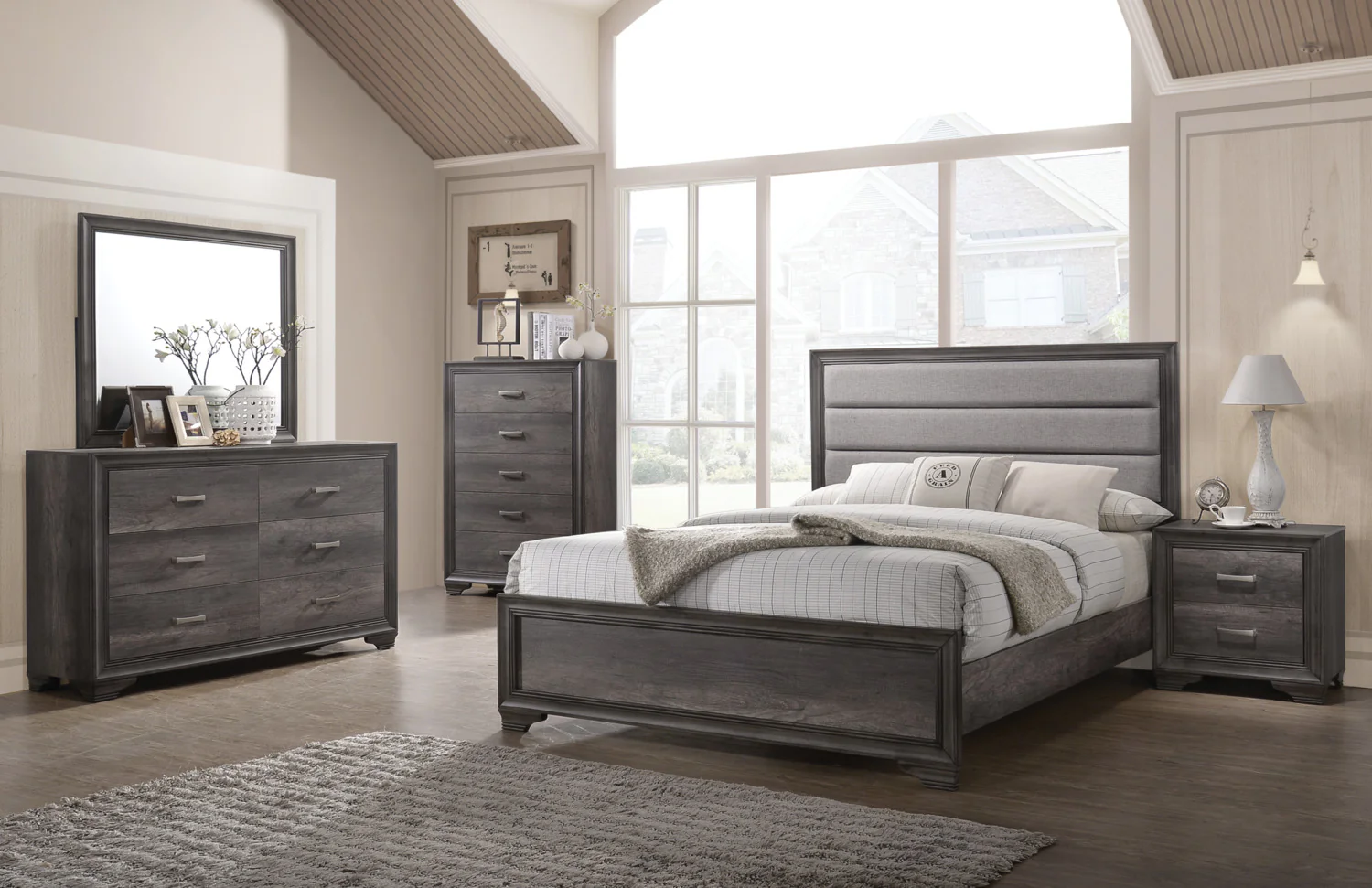 Sophie Night Table - Weathered Grey - Image 2
