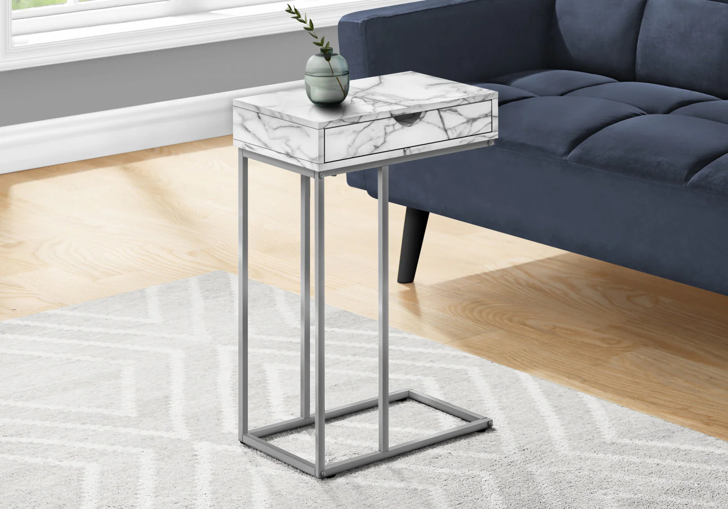 Sora Side Table - White Marble - Image 2