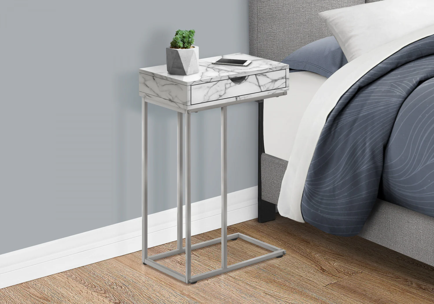 Sora Side Table - White Marble - Image 6