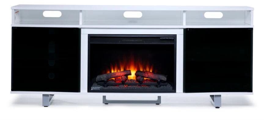 Sorenson 72" Fireplace TV Stand - White - Image 2