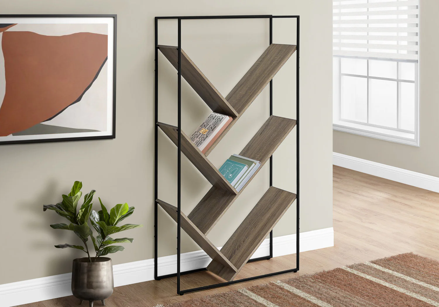 Sova Bookcase - Dark Taupe - Image 13