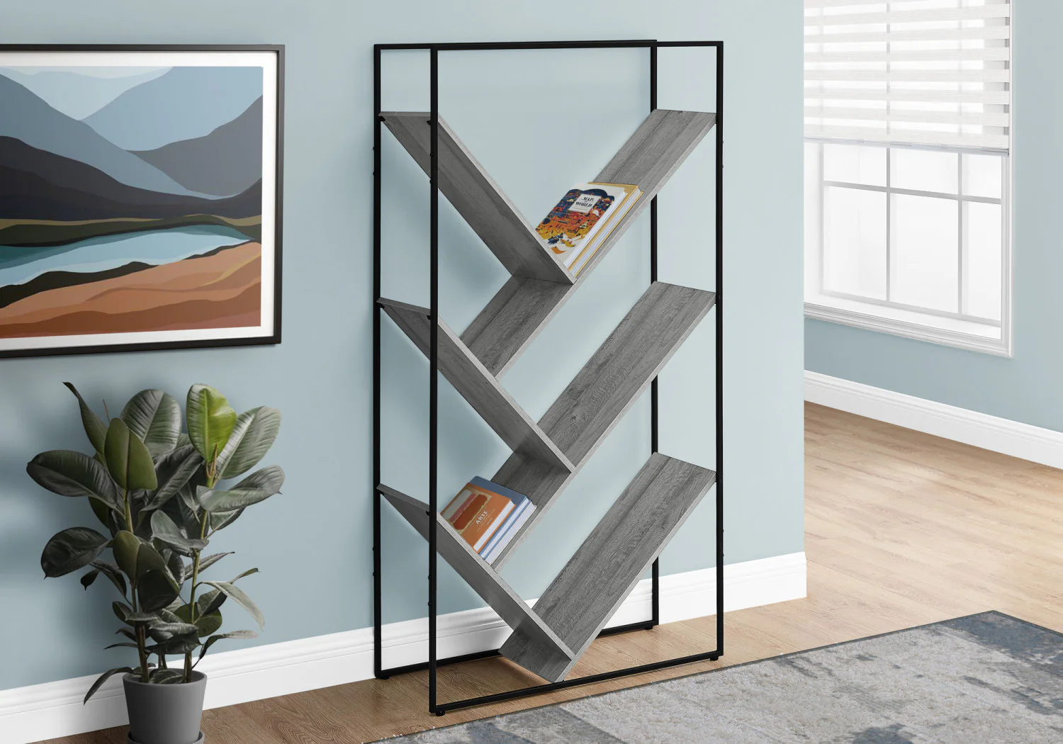 Sova Bookcase - Grey - Image 13