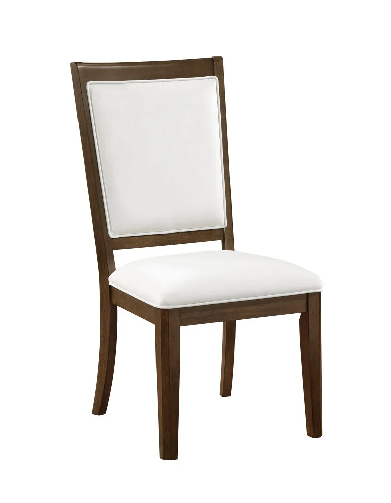 Spice 7-Piece Extendable Dining Set - Dark Cherry, Beige - Image 5
