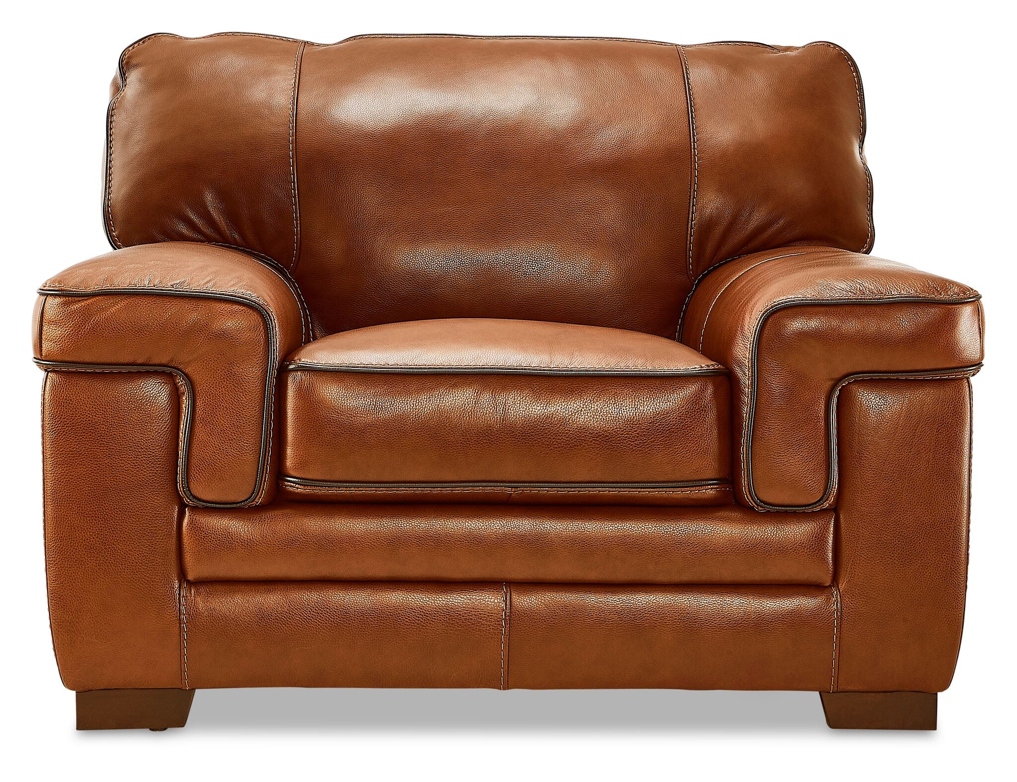 Stampede Leather Chair - Chestnut - Image 3
