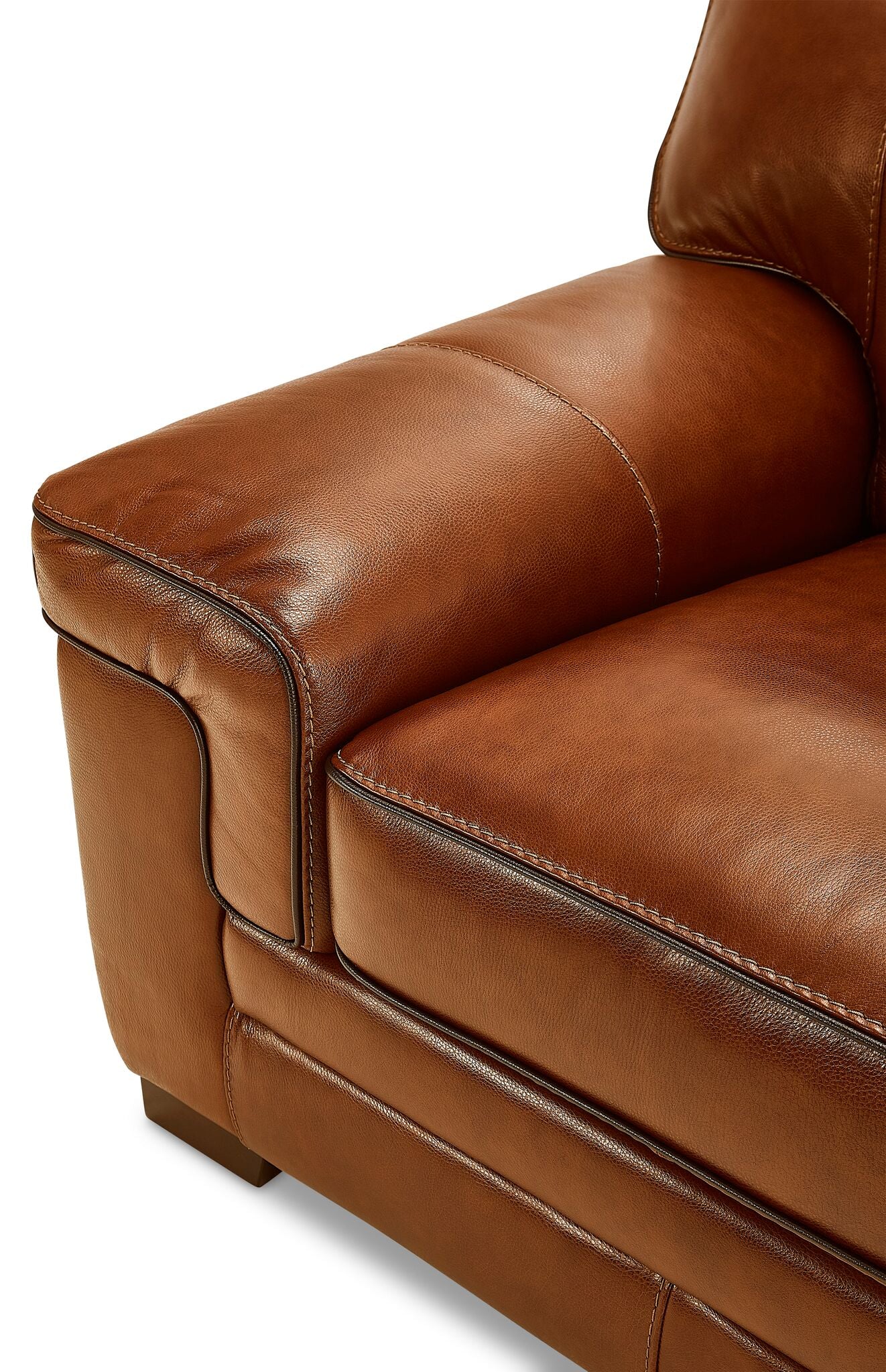 Stampede Leather Chair - Chestnut - Image 4
