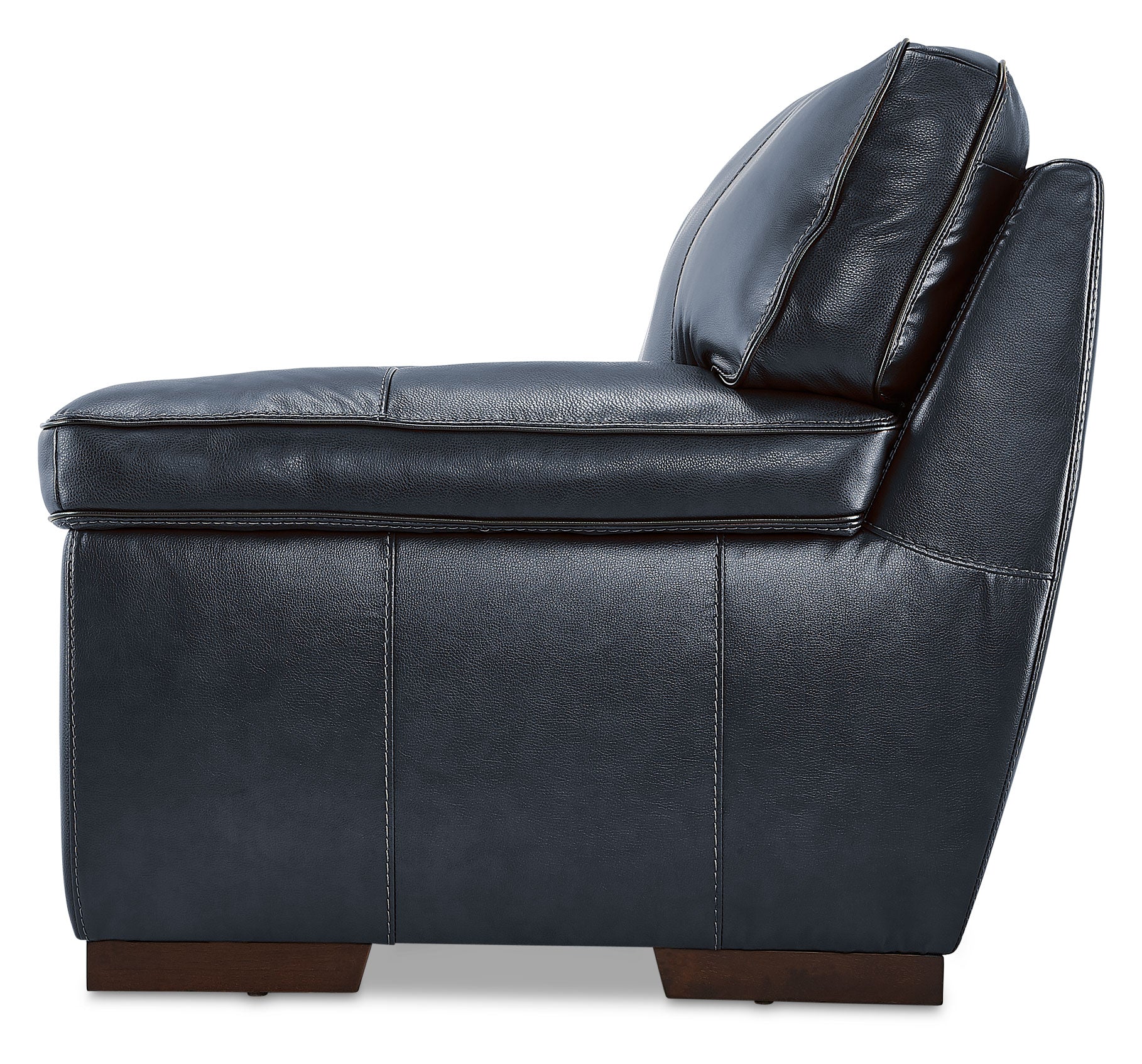 Stampede Leather Chair - Cobalt - Image 4