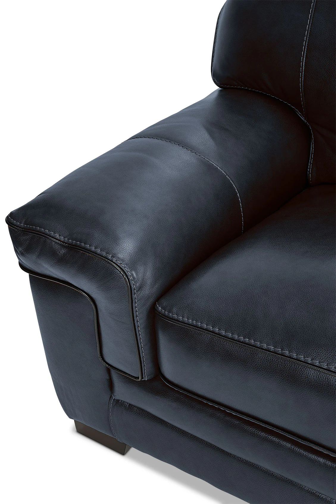 Stampede Leather Sofa - Cobalt - Image 3
