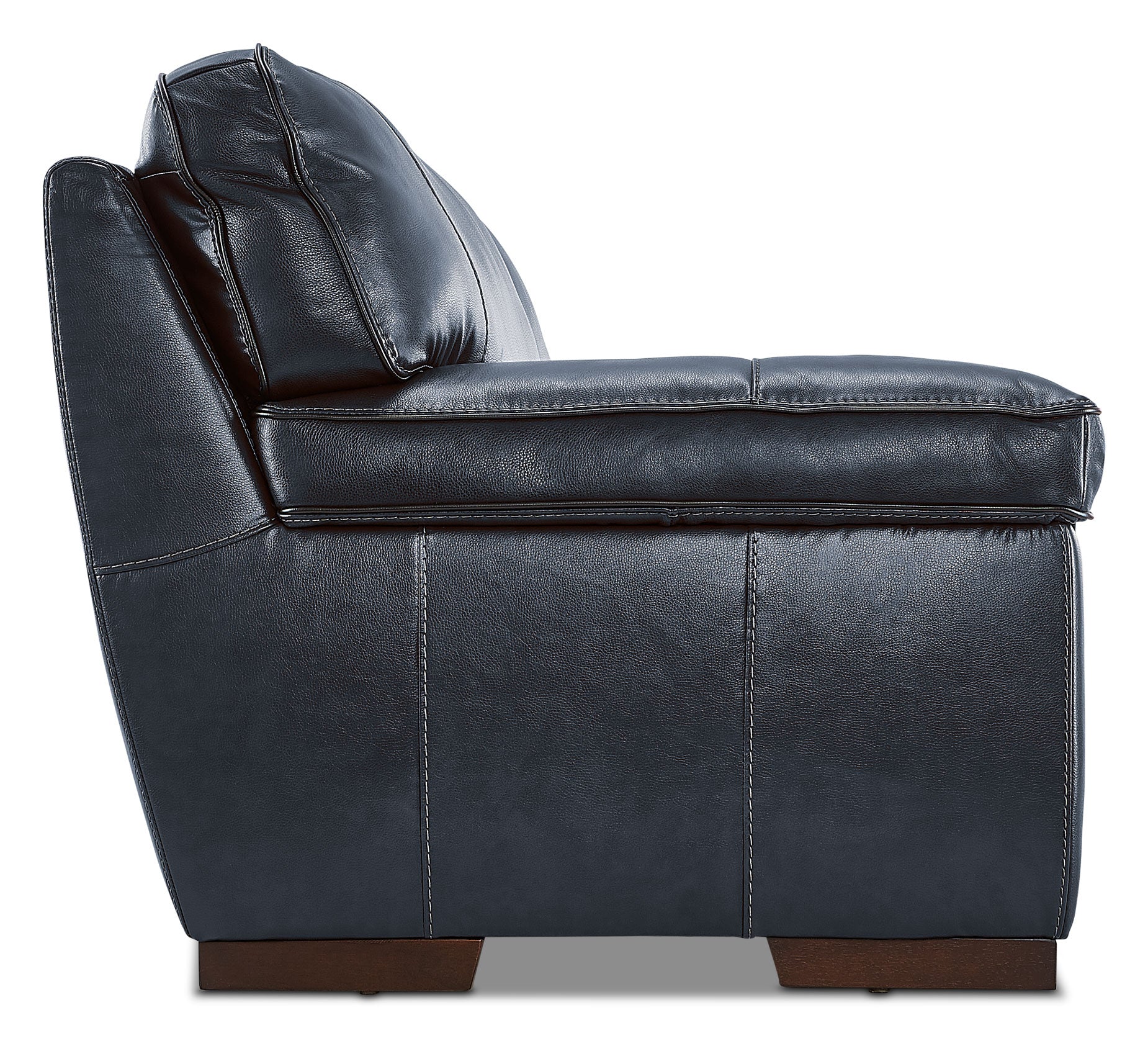 Stampede Leather Sofa - Cobalt - Image 4