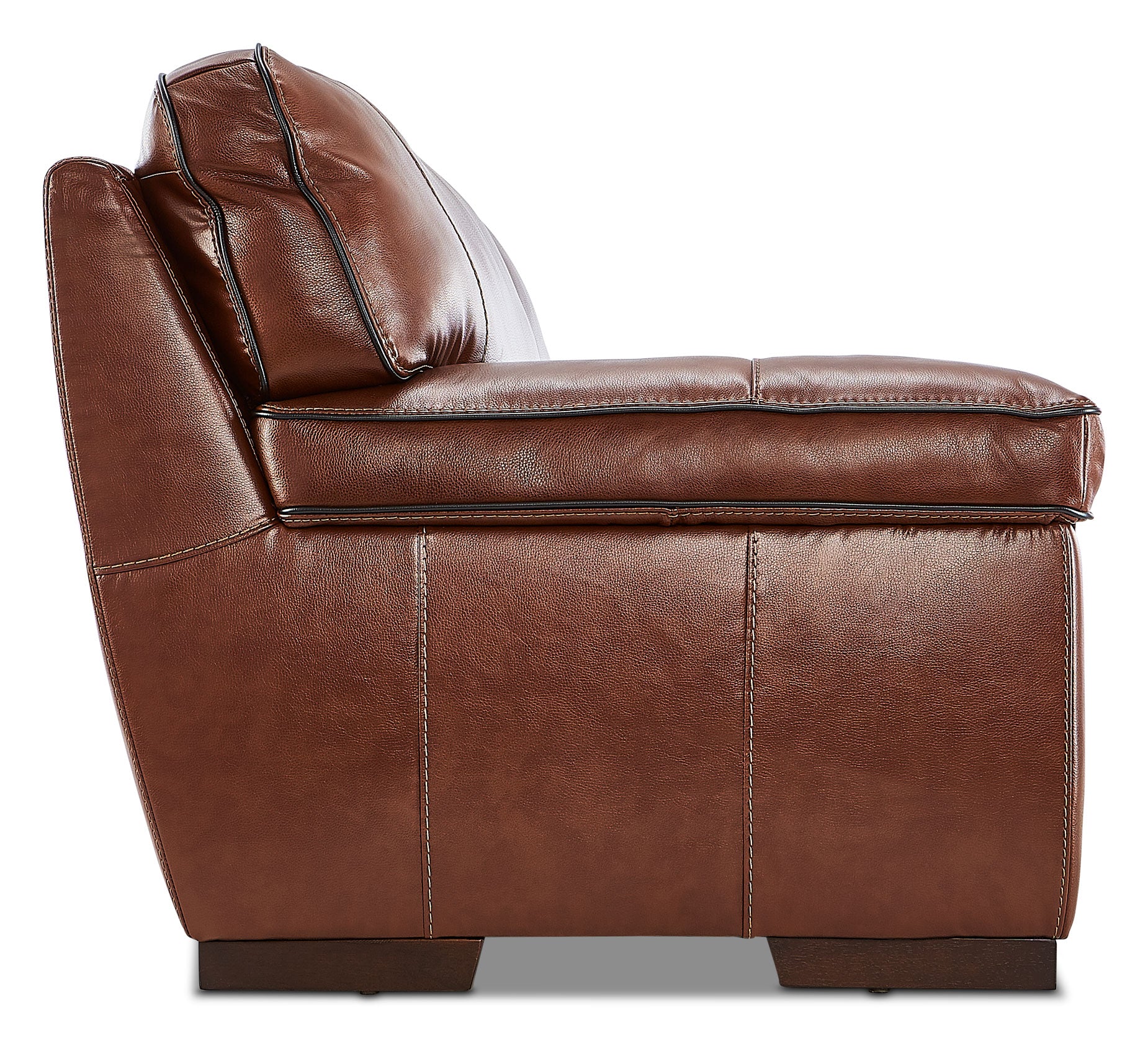 Stampede Leather Sofa - Cognac - Image 3