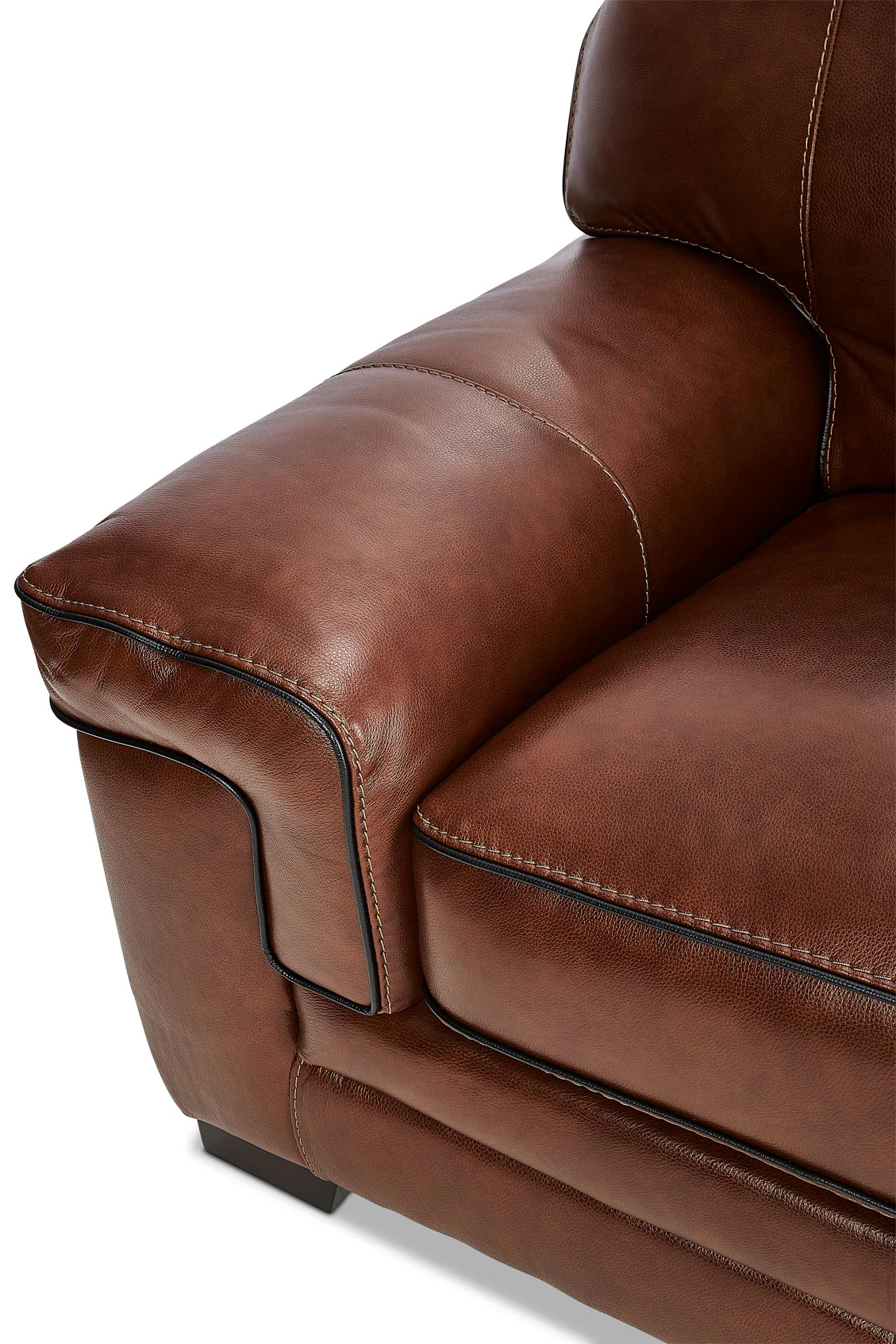 Stampede Leather Sofa - Cognac - Image 5