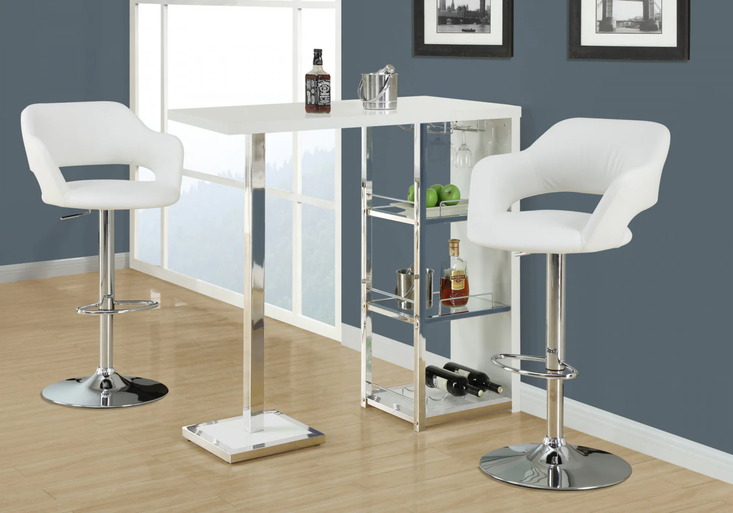 Stanley Bar Stool - White - Image 2
