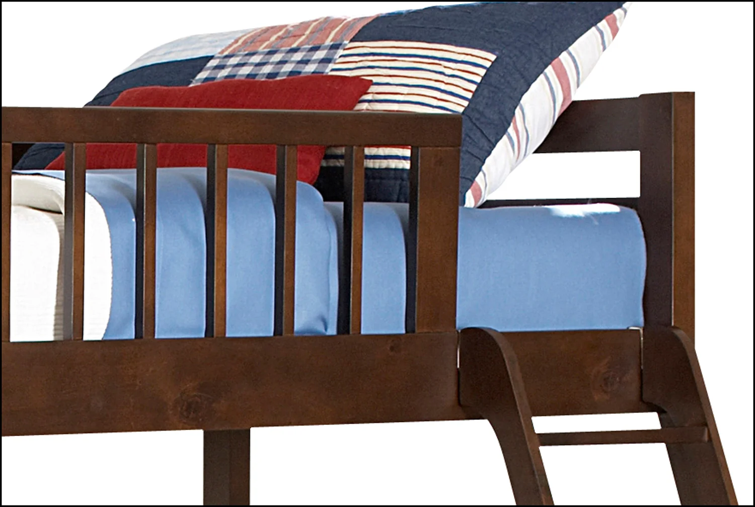 Starship Twin over Full Bunk Bed - Chocolate Cherry - Image 3