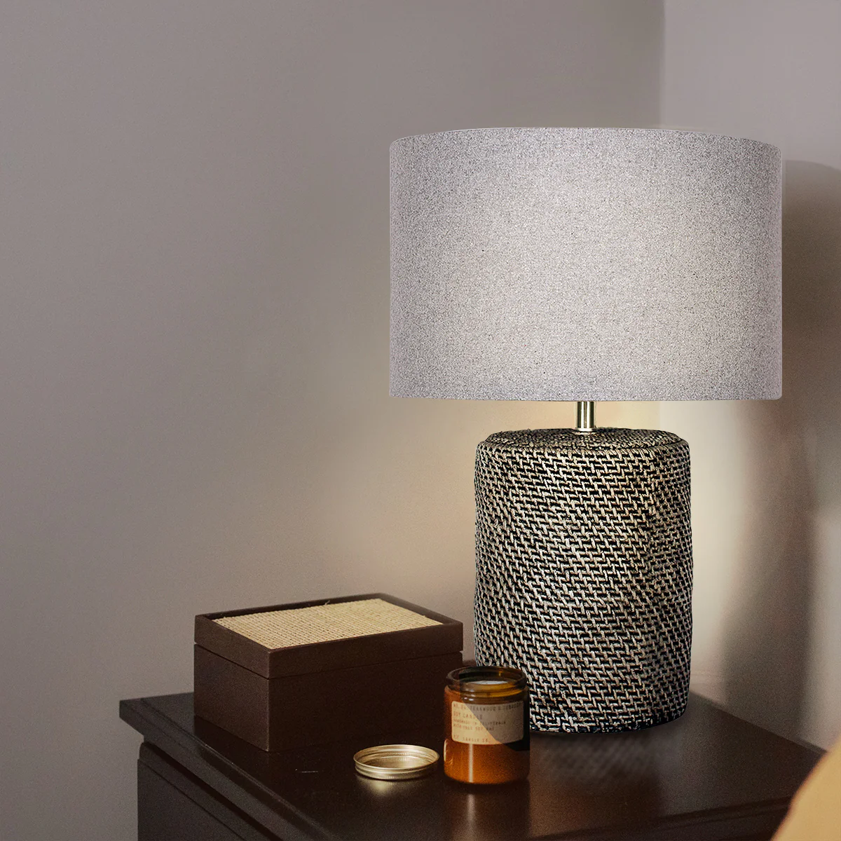 Stellan 25" Table Lamp - Grey - Image 2