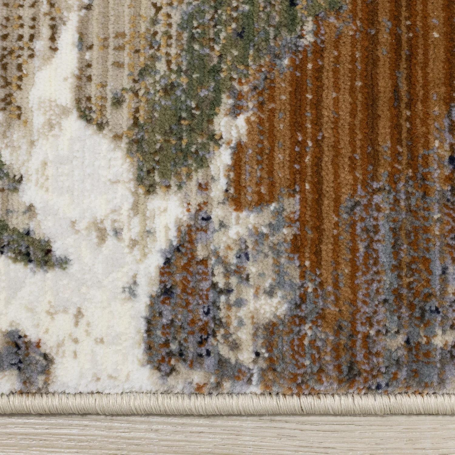 Sterling Contemporary Floral Area Rug - 5' X 8' - Cream/Green/Rust - Image 10