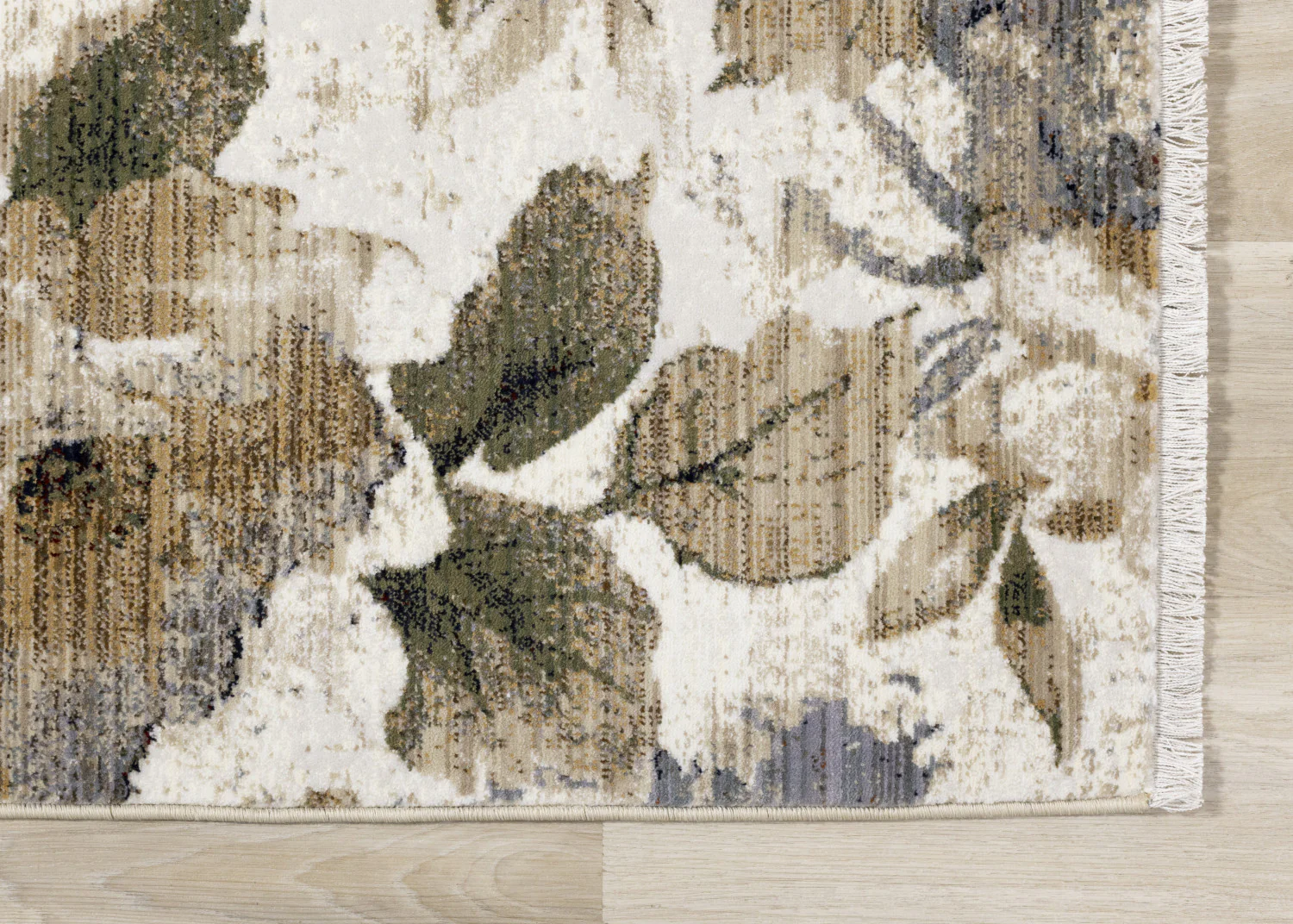 Sterling Contemporary Floral Area Rug - 5' X 8' - Cream/Green/Rust - Image 6