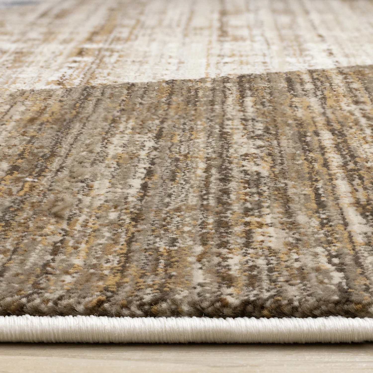 Sterling Modern Teardrop Area Rug - 8' X 11' - Brown/Cream - Image 5