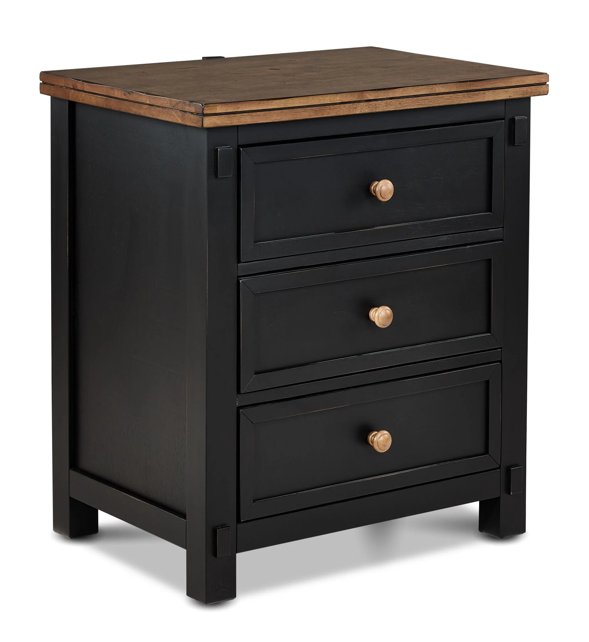 Stormy Ridge 6 - Piece Queen Storage Bedroom Package - Slate Black, Chicory - Image 4