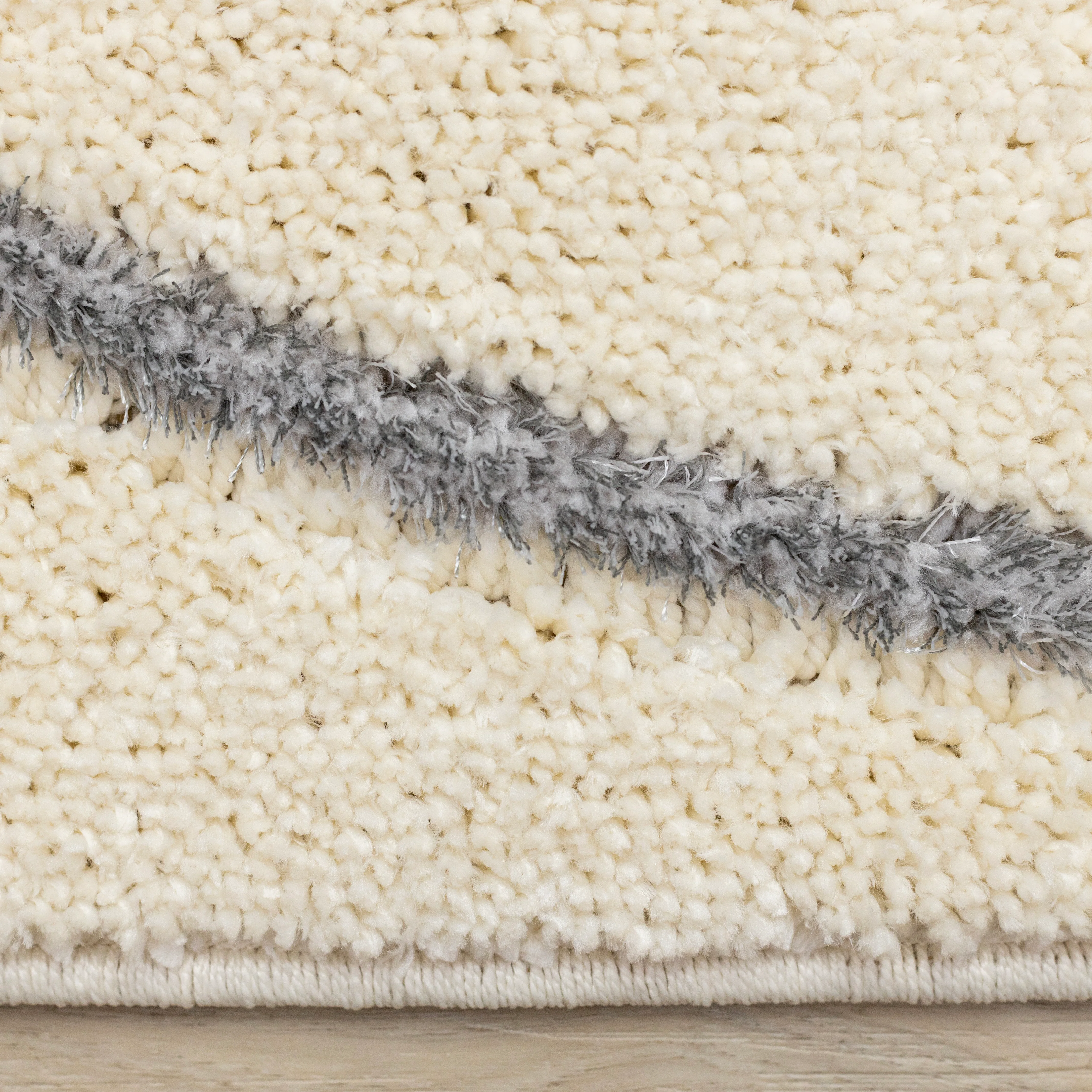 Sully 6'7" x 9'6" Circle Swirl Area Rug - Cream - Image 6