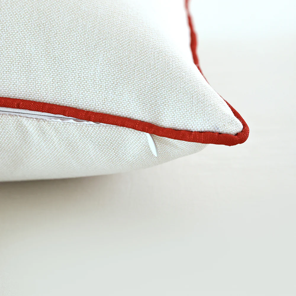 Summer Breeze Outdoor Decorative Accent Cushion - Red - Image 2